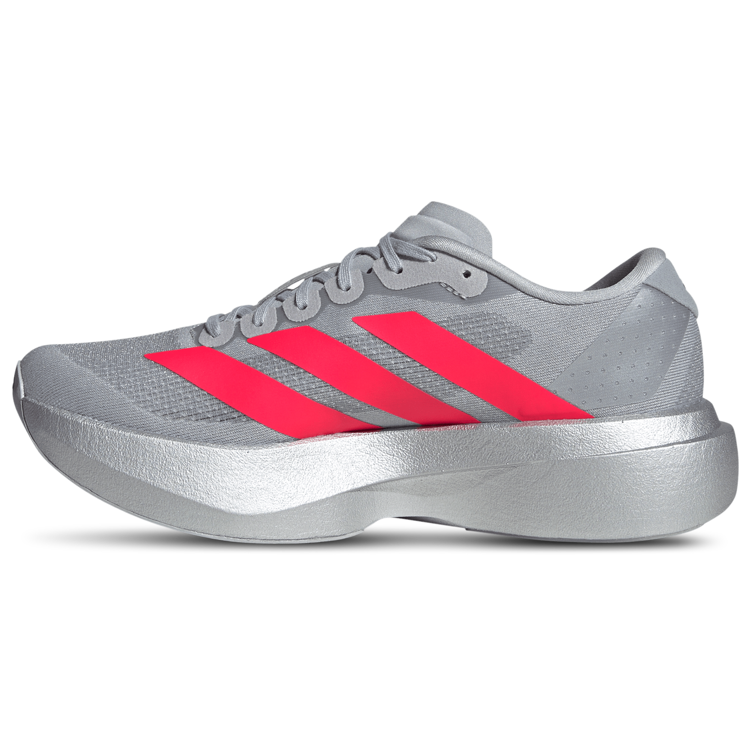 adidas Adizero Evo SL - Women's - Silver Met/Lucid Red/Iron Met