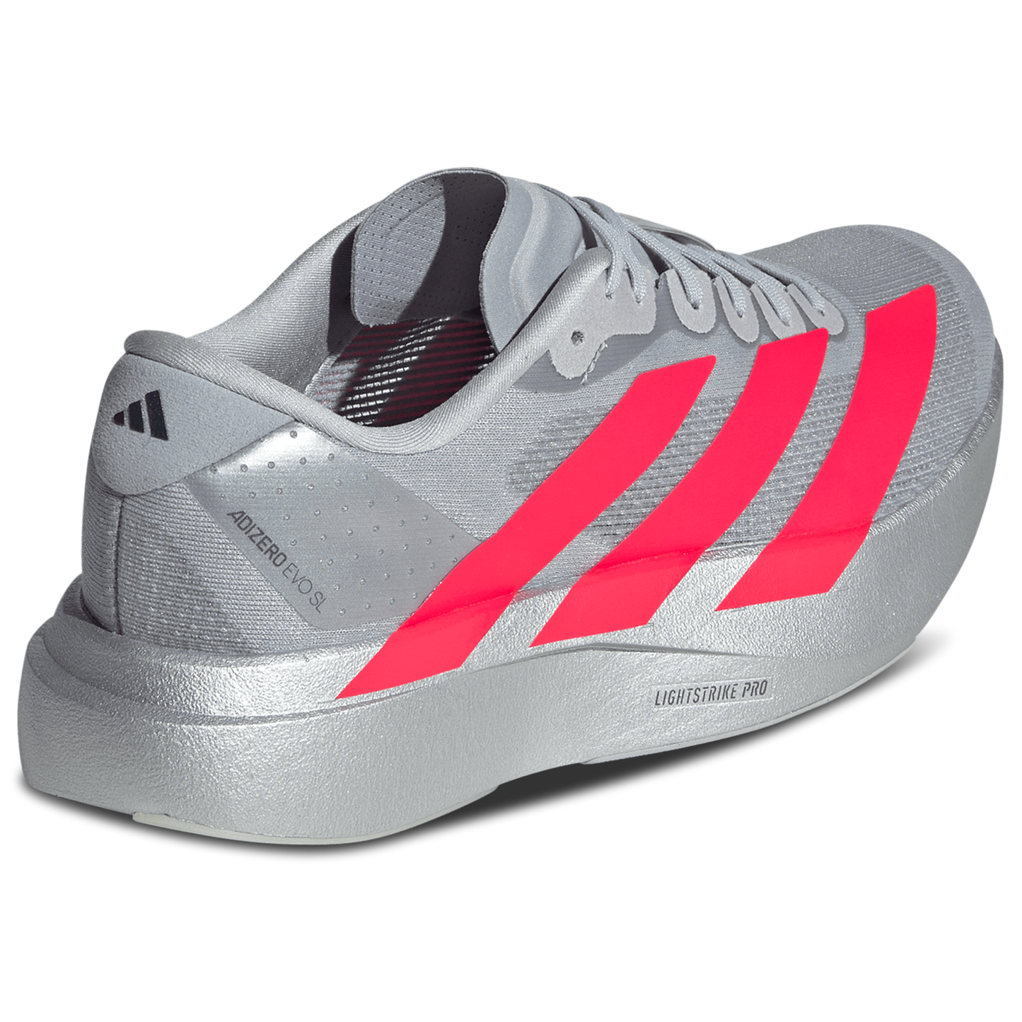 adidas Adizero Evo SL - Women's - Silver Met/Lucid Red/Iron Met