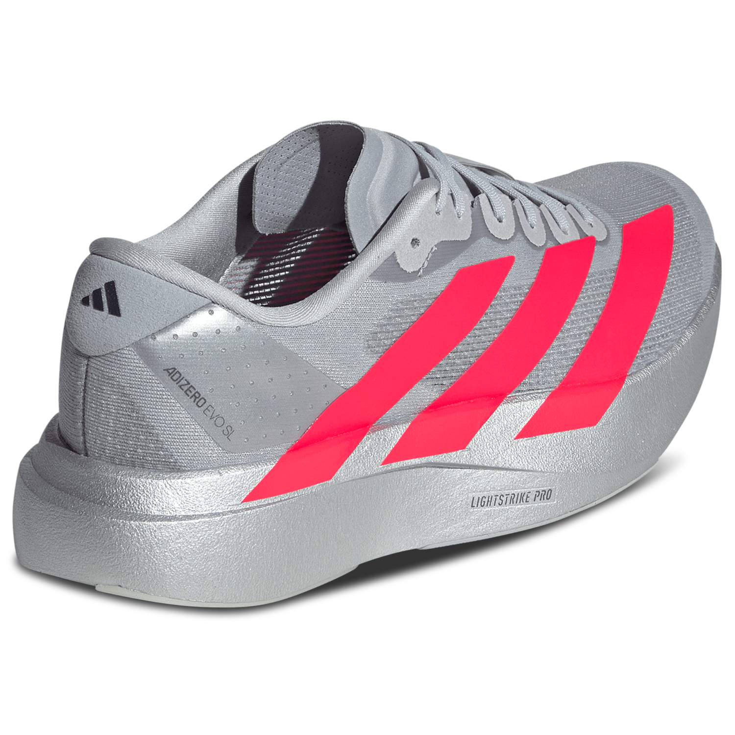 adidas Adizero Evo SL - Women's - Silver Met/Lucid Red/Iron Met