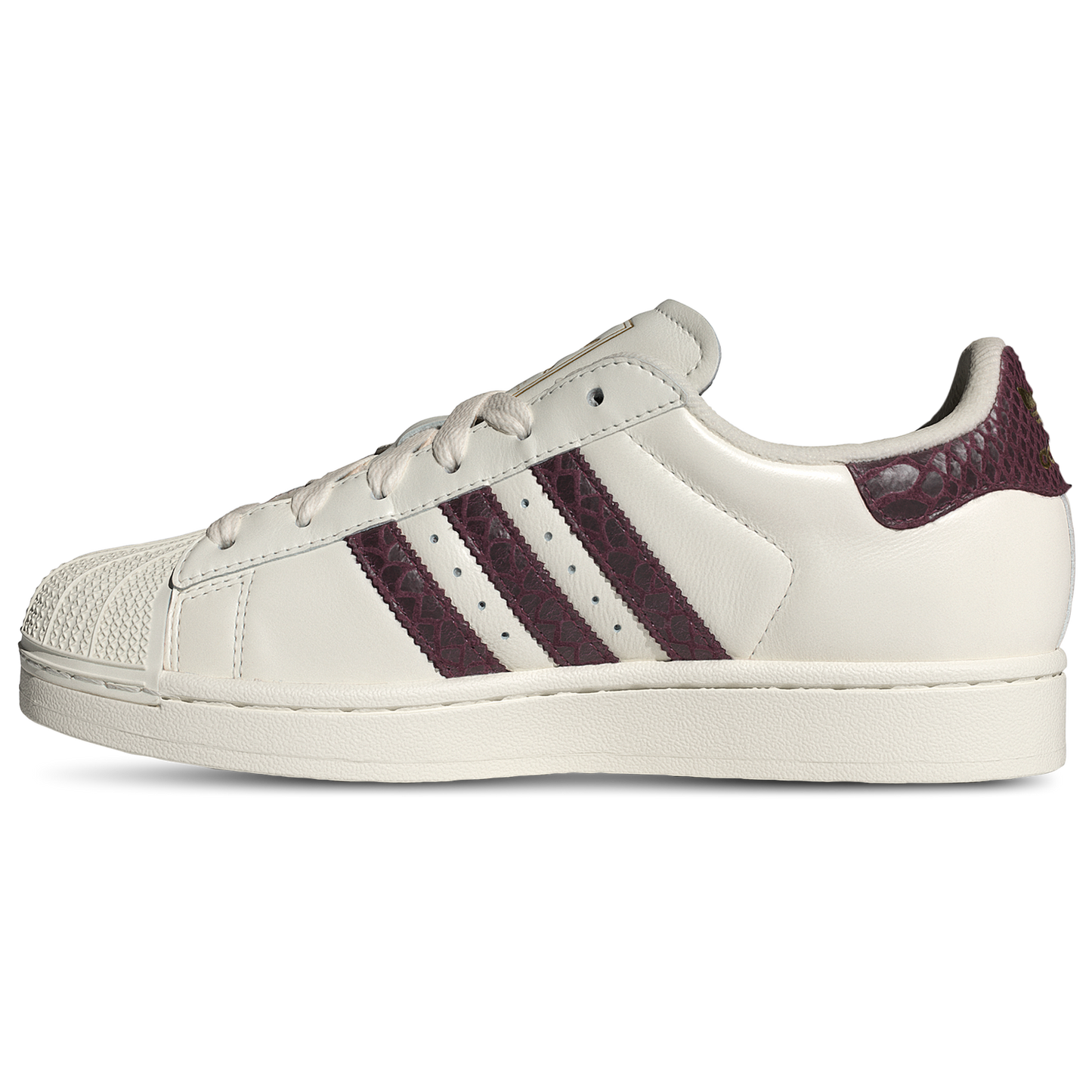 adidas Originals Superstar II - Women's - Off White/Maroon/Gold Met