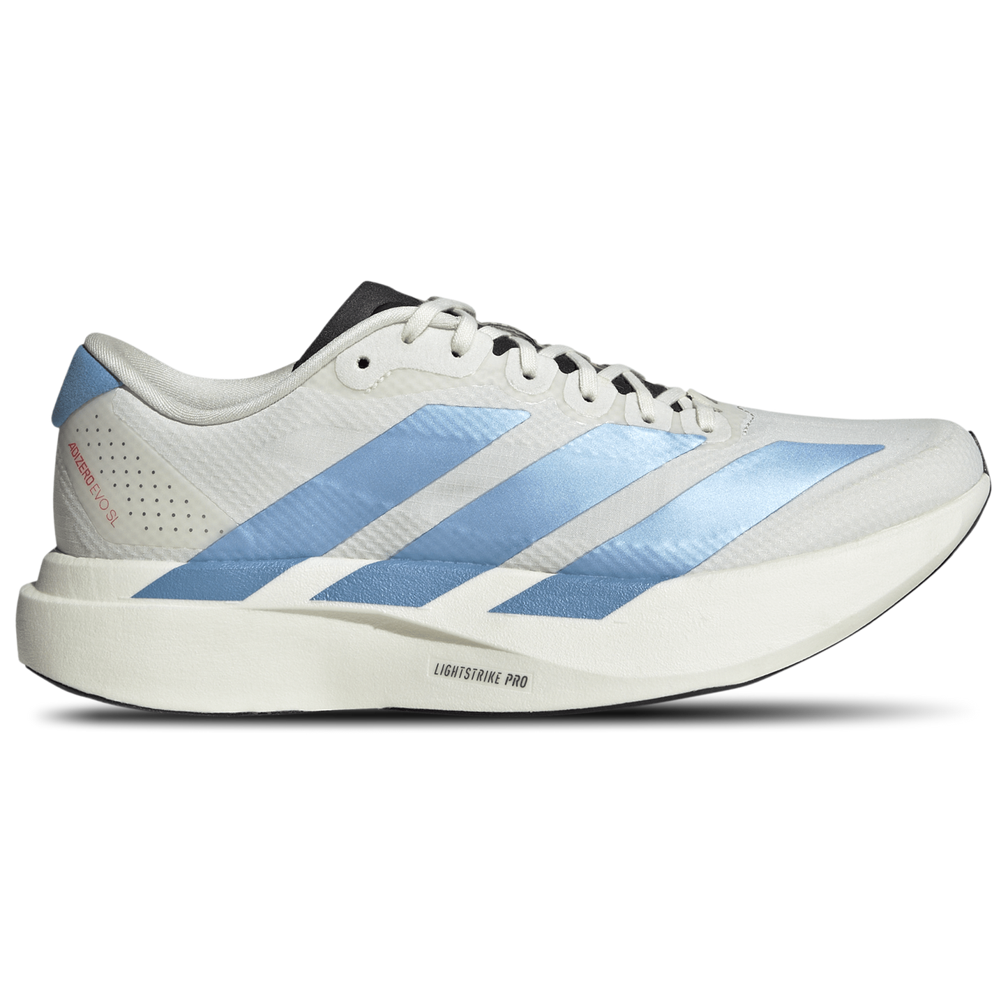 adidas adizero Evo SL Woven - Women's - Off White/Light Blue/Off White