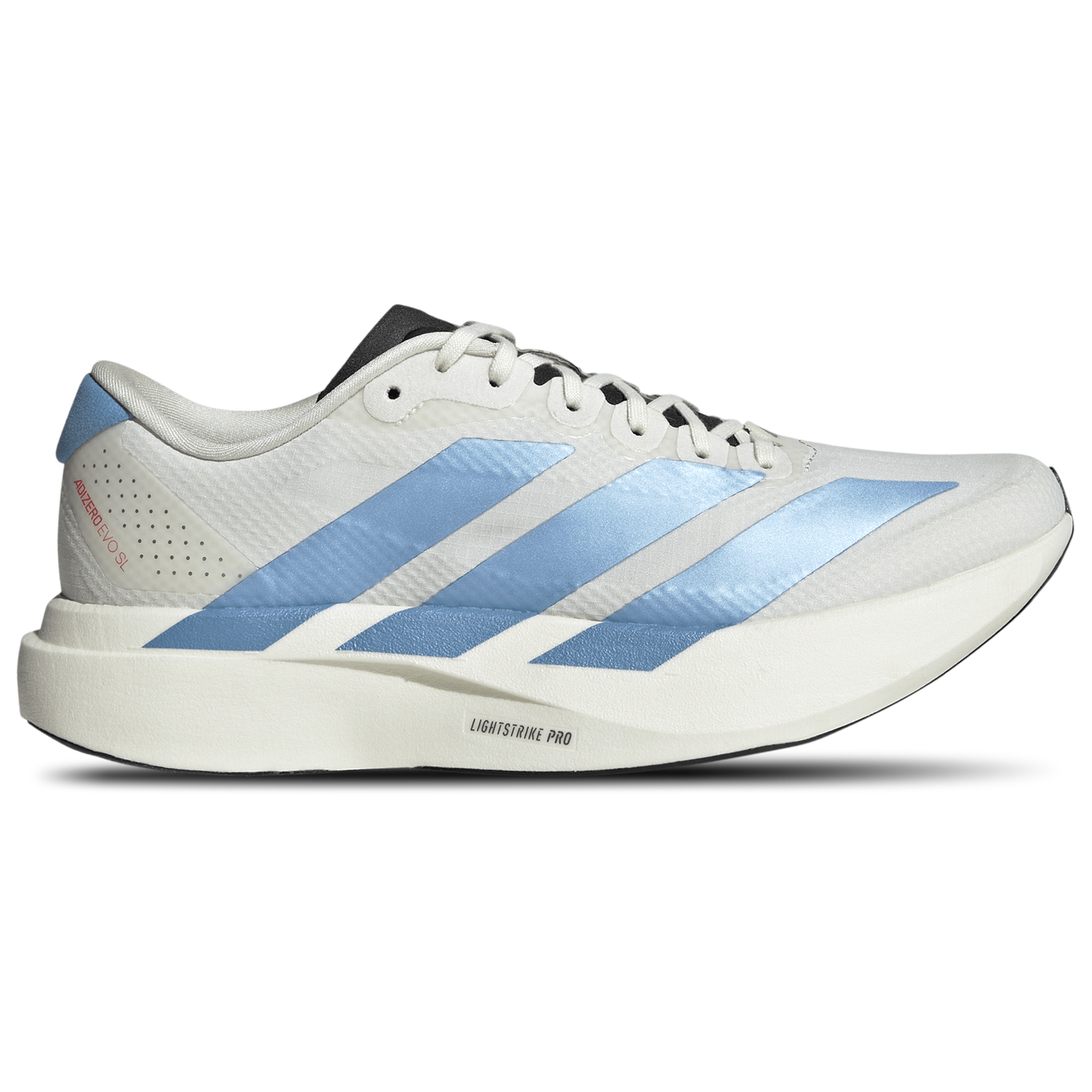 adidas adizero Evo SL Woven - Women's - Off White/Light Blue/Off White