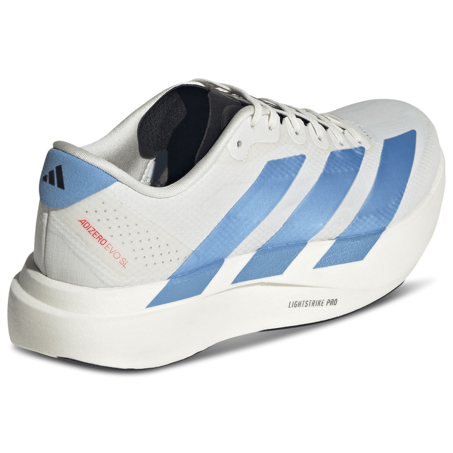 adidas adizero Evo SL Woven - Women's - Off White/Light Blue/Off White