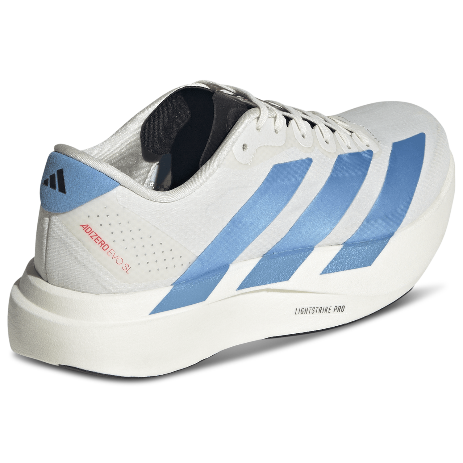 adidas adizero Evo SL Woven - Women's - Off White/Light Blue/Off White