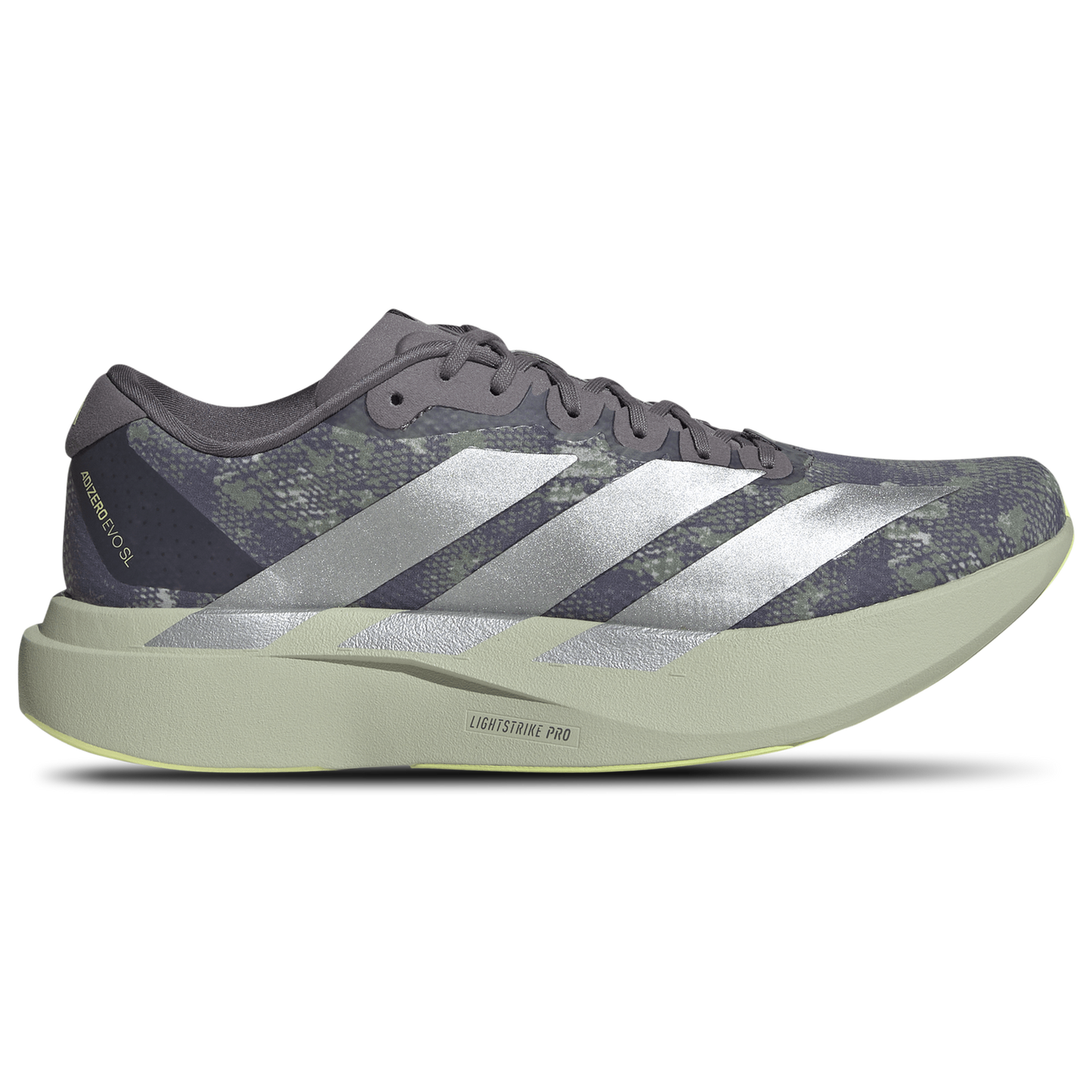 adidas Adizero Evo SL Woven - Men's - Halo Green/Matte Silver/Semi Frozen Lemon
