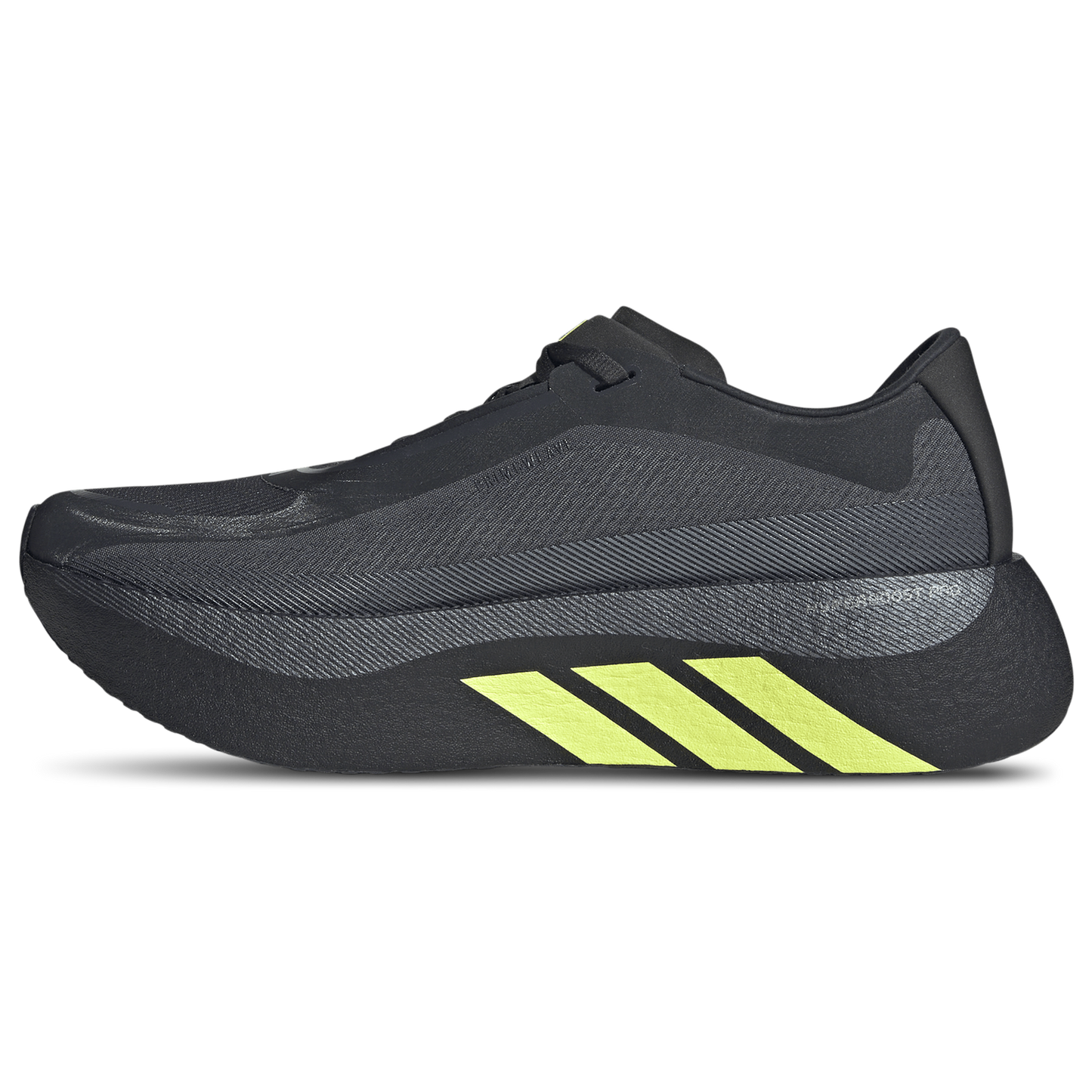 adidas Hyperboost Edge - Men's - Carbon Gray/Hi Res Yellow/Gray Five