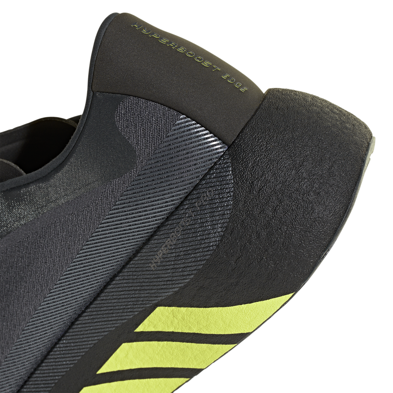 adidas Hyperboost Edge - Men's - Carbon Gray/Hi Res Yellow/Gray Five