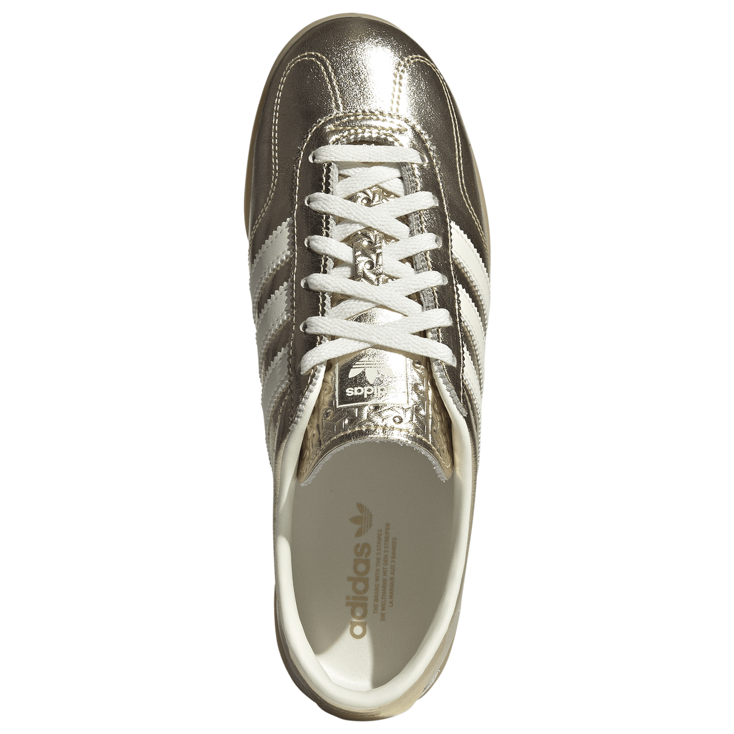 adidas Originals Gazelle Low Pro - Women's - Gold Met/Off White/Gum