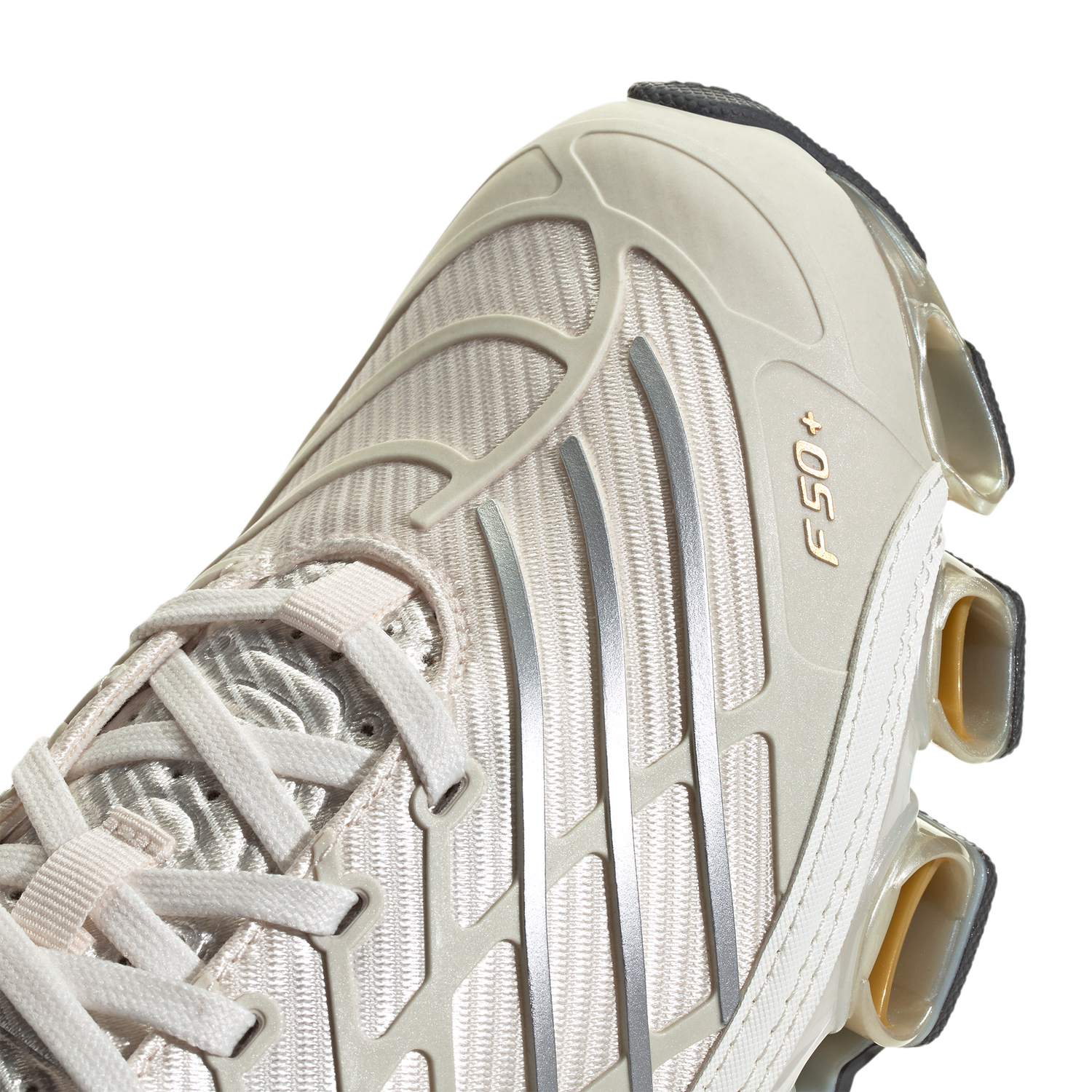 adidas Megaride F50 - Men's - Cloud White/Ice Gold Metallic/Gold Metallic
