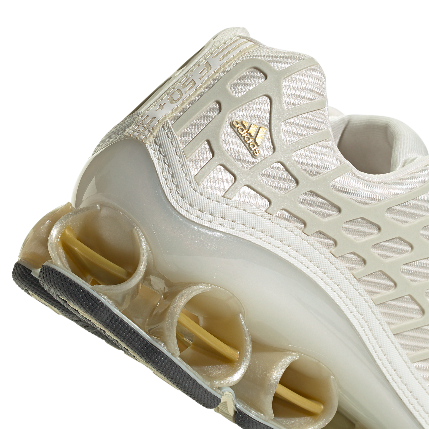 adidas Megaride F50 - Men's - Cloud White/Ice Gold Metallic/Gold Metallic