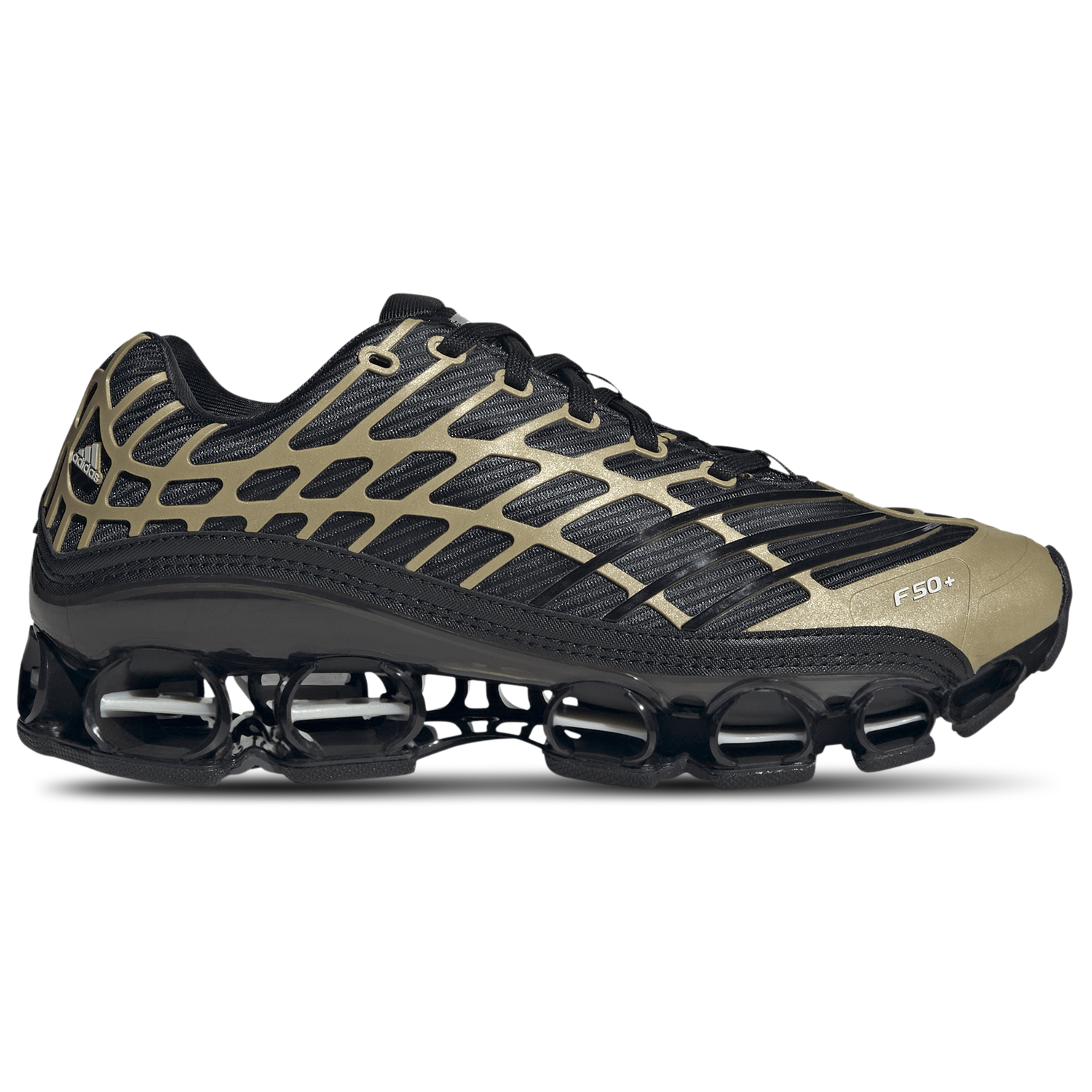 adidas Megaride F50 - Men's - Core Black/Core Black/Thermal Chrome
