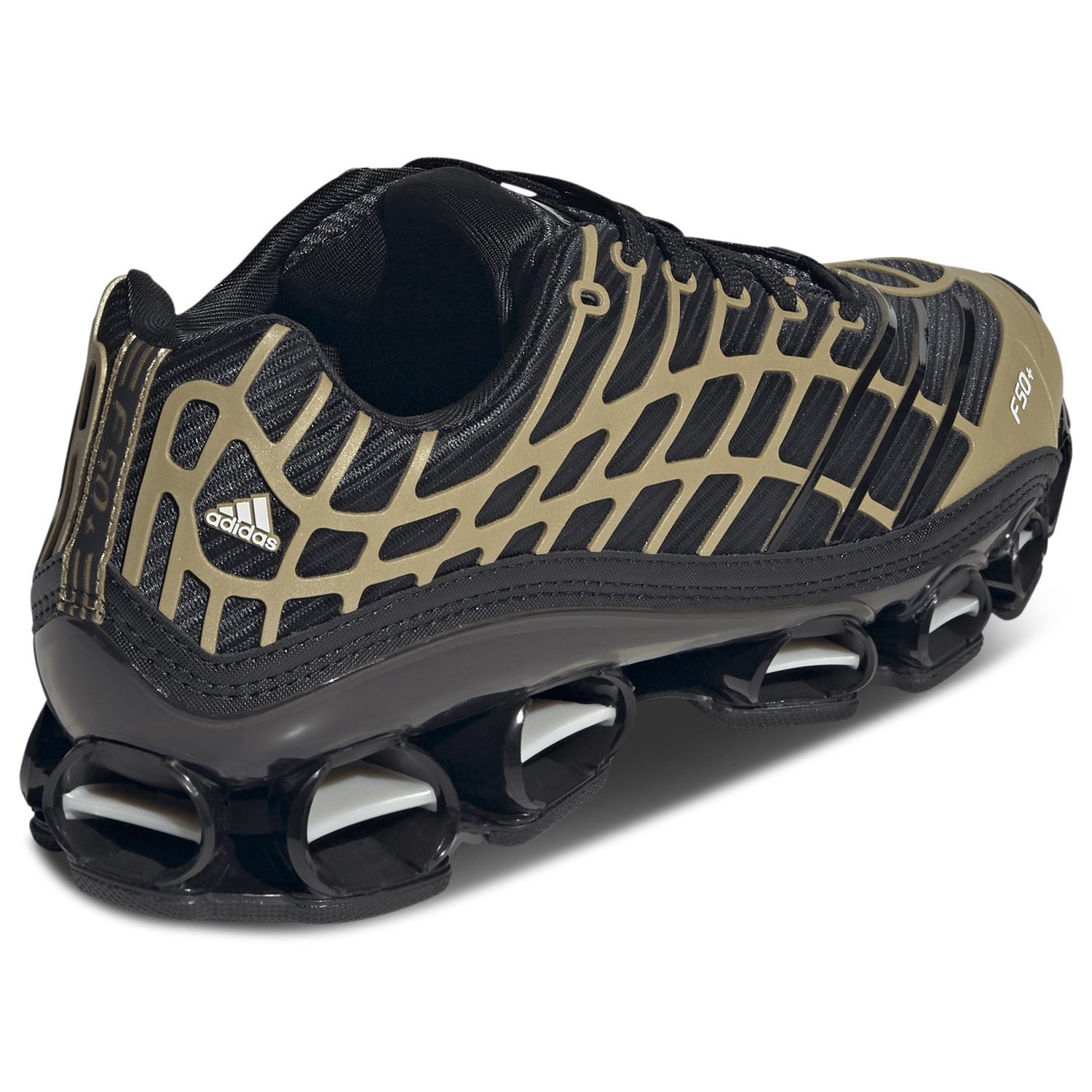 adidas Megaride F50 - Men's - Core Black/Core Black/Thermal Chrome