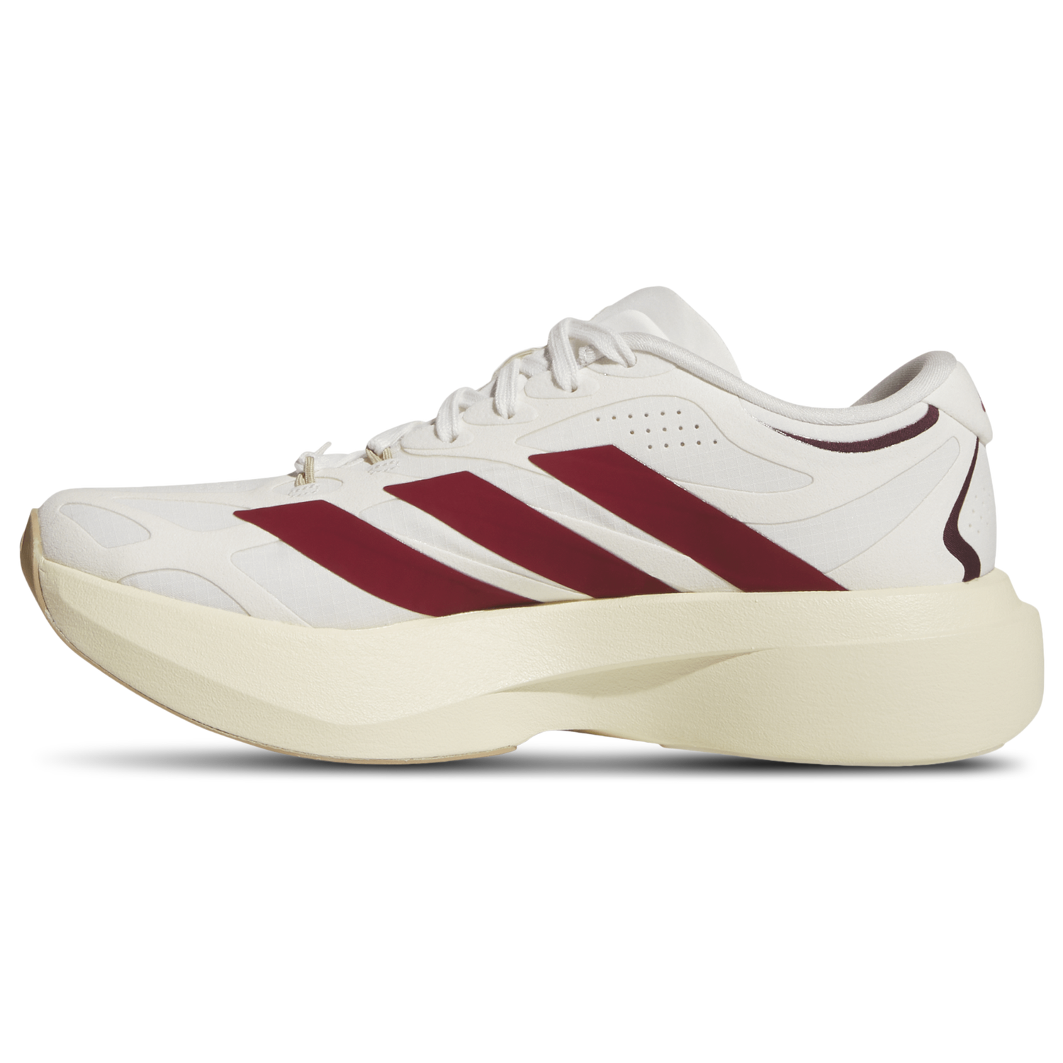 adidas adizero Evo SL Exo Suede - Women's - Core White/Team Victory Red/Cream White