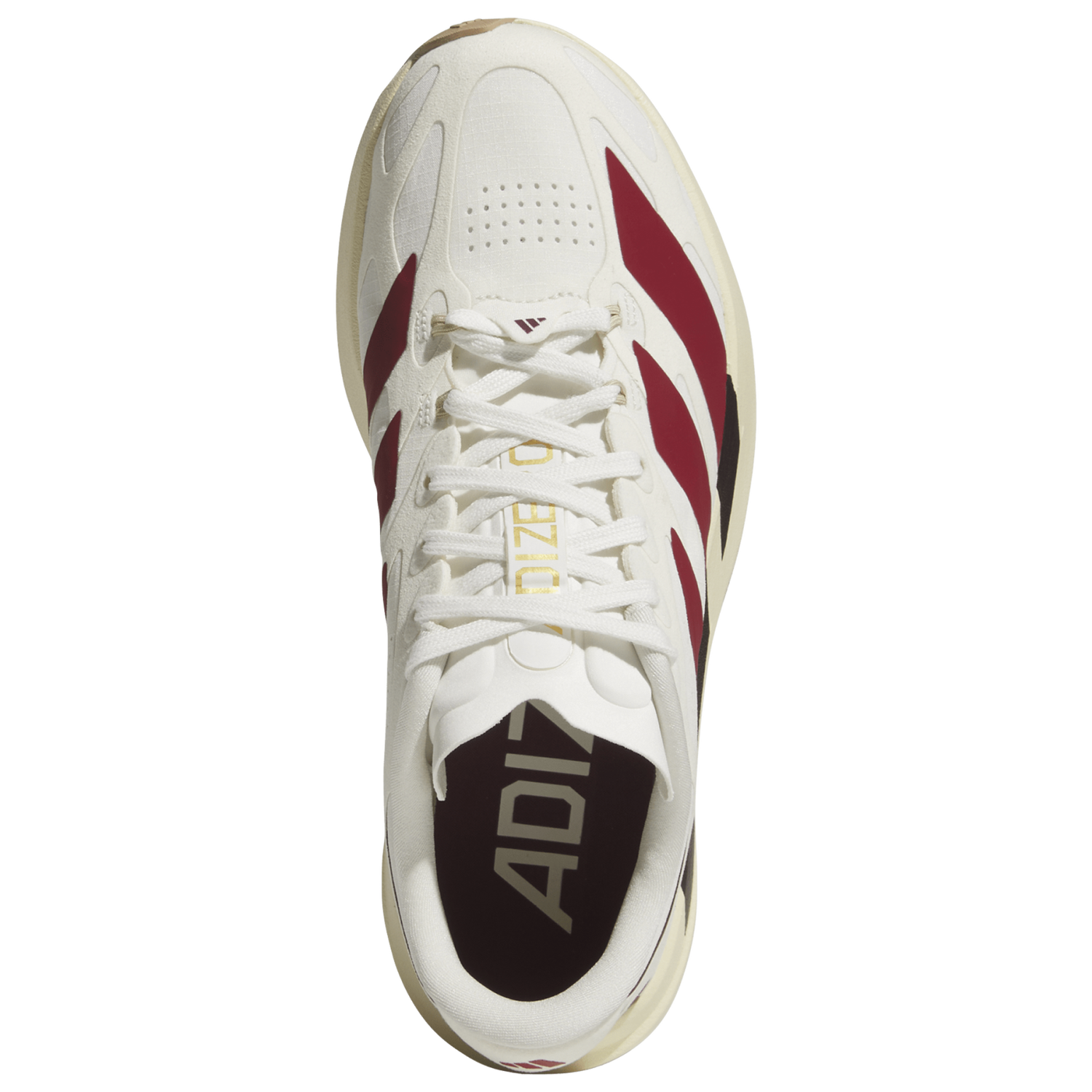 adidas adizero Evo SL Exo Suede - Women's - Core White/Team Victory Red/Cream White