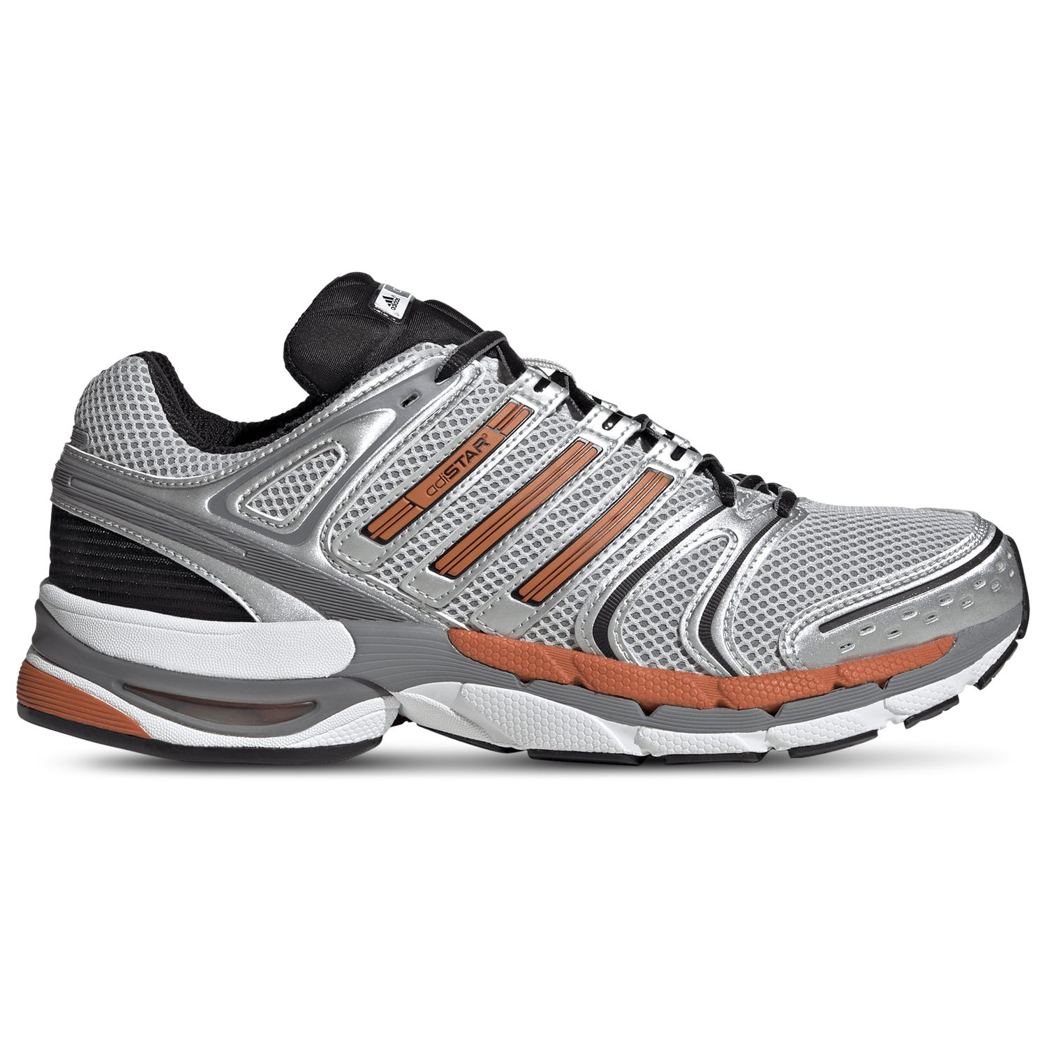adidas Adistar Control 5 - Men's - Grey/Core Black/Craft Orange