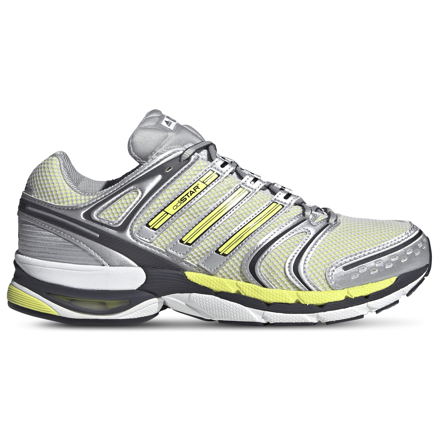 adidas Adistar Control 5 - Men's - Grey/Utility Black/Semi Frozen Lemon