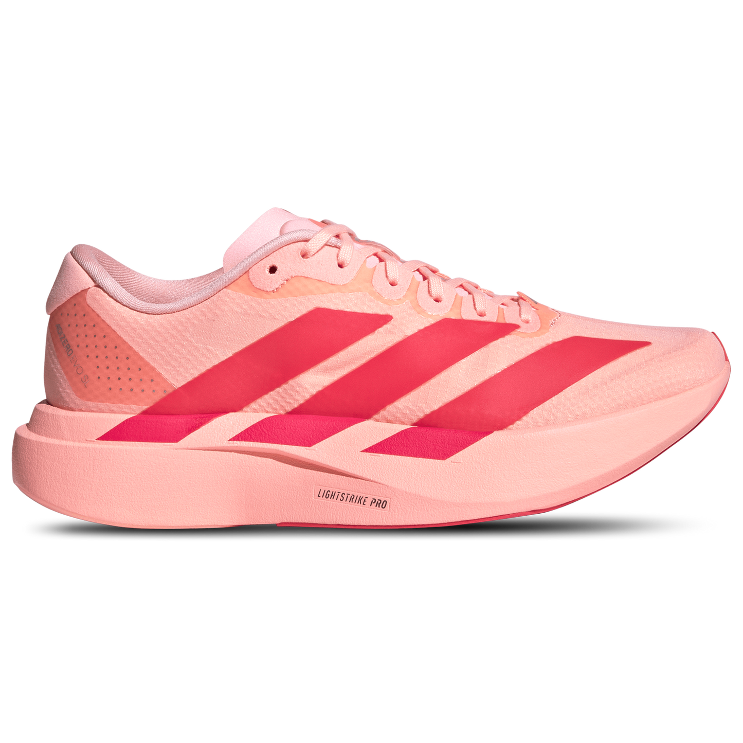 adidas adizero Evo SL Woven - Women's - Frozen Turbo/Lucid Red/Silver Met