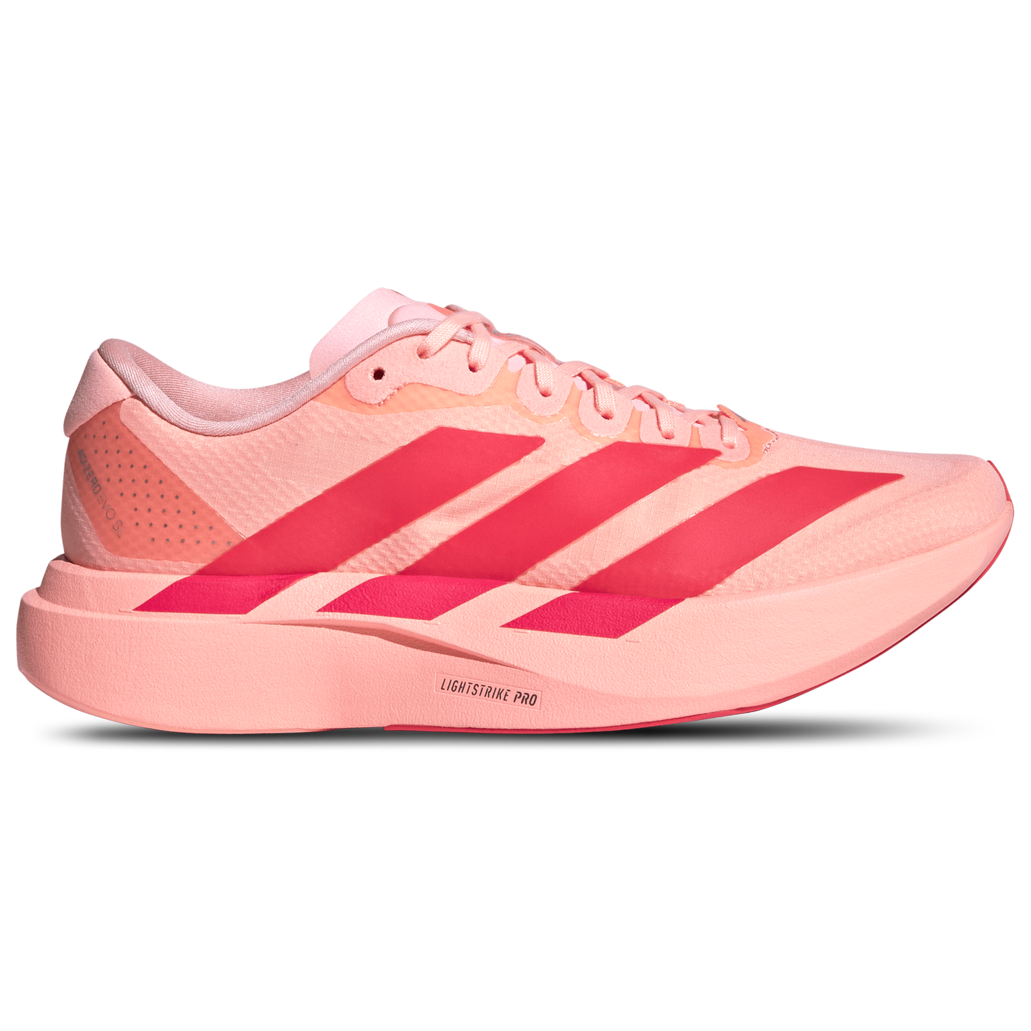 adidas adizero Evo SL Woven - Women's - Frozen Turbo/Lucid Red/Silver Met