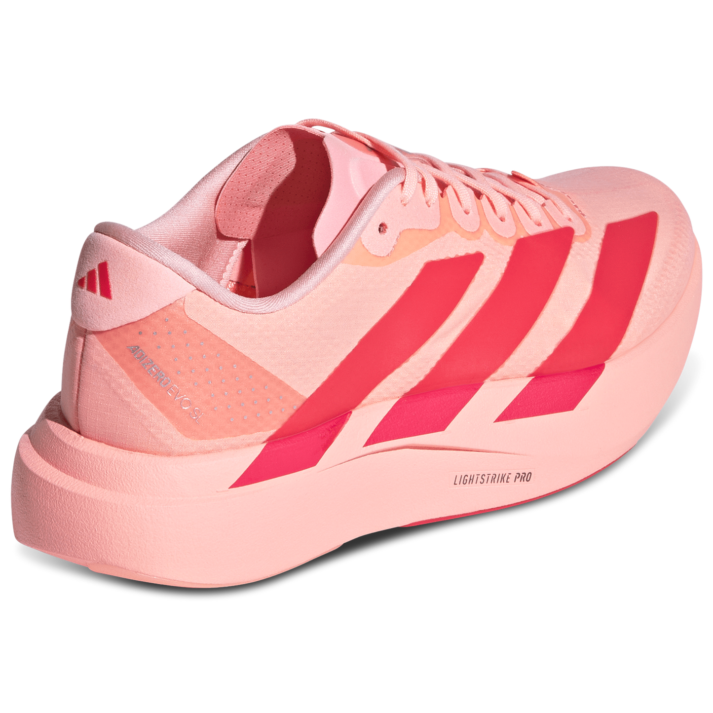 adidas adizero Evo SL Woven - Women's - Frozen Turbo/Lucid Red/Silver Met