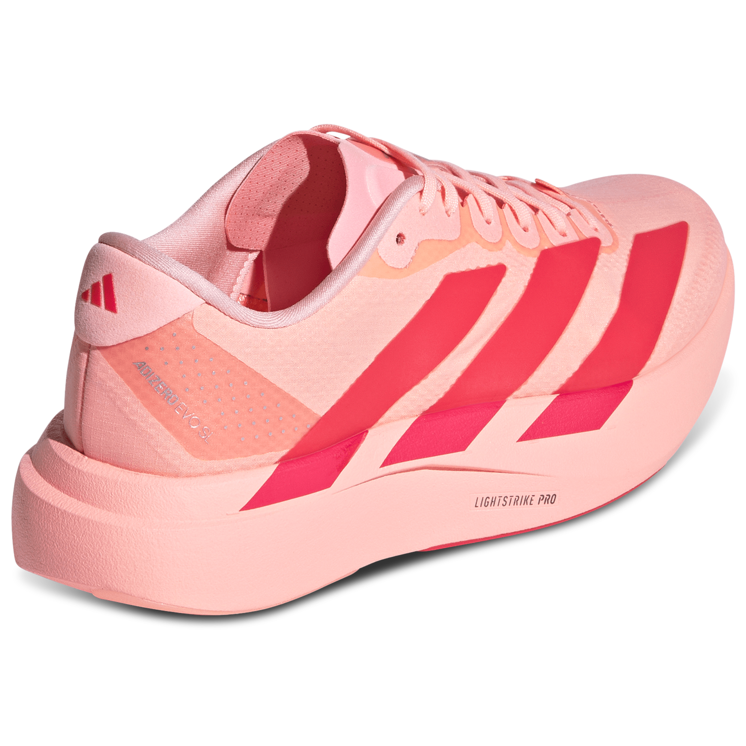 adidas adizero Evo SL Woven - Women's - Frozen Turbo/Lucid Red/Silver Met
