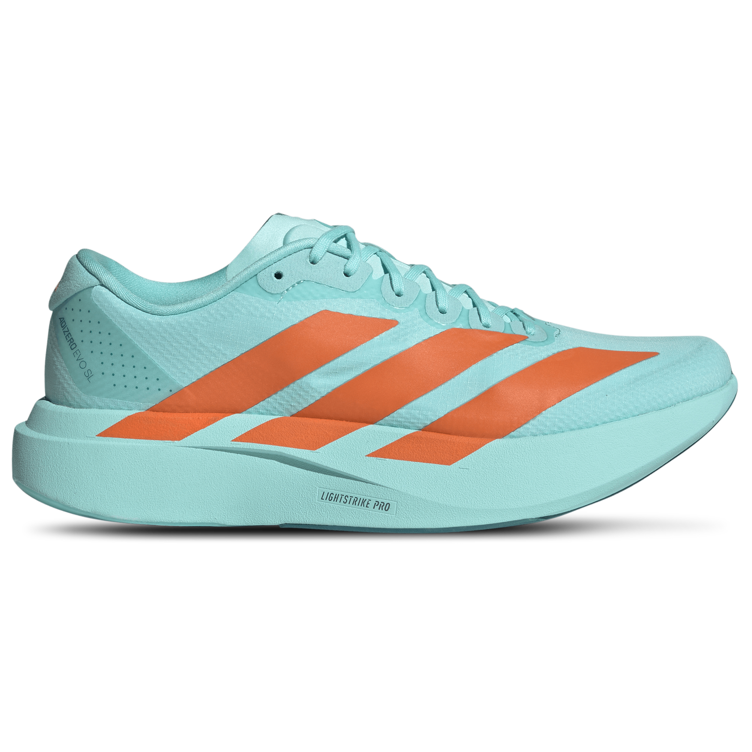 adidas Adizero Evo SL Woven - Men's - Flash Aqua/Arctic Fusion/Impact Orange