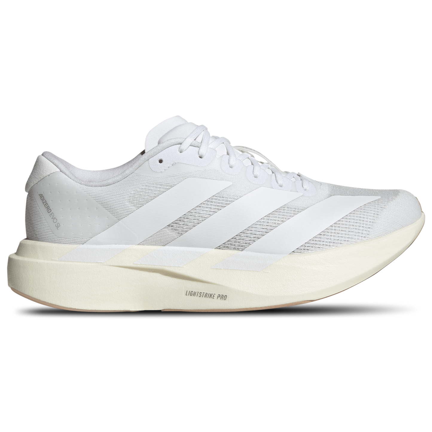 adidas Adizero Evo SL - Women's - Ftwr White/Ftwr White/Warm Sandstone
