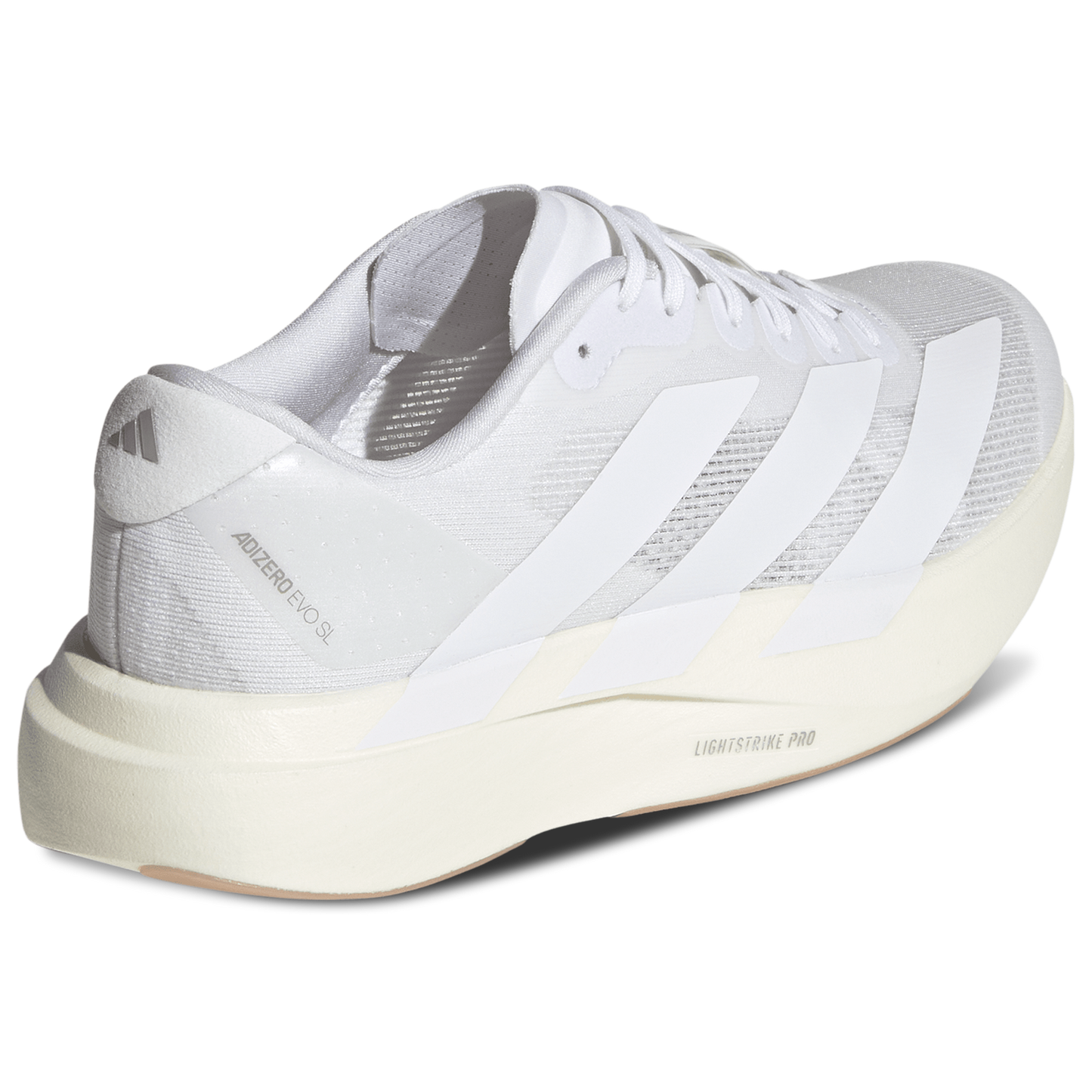 adidas Adizero Evo SL - Women's - Ftwr White/Ftwr White/Warm Sandstone