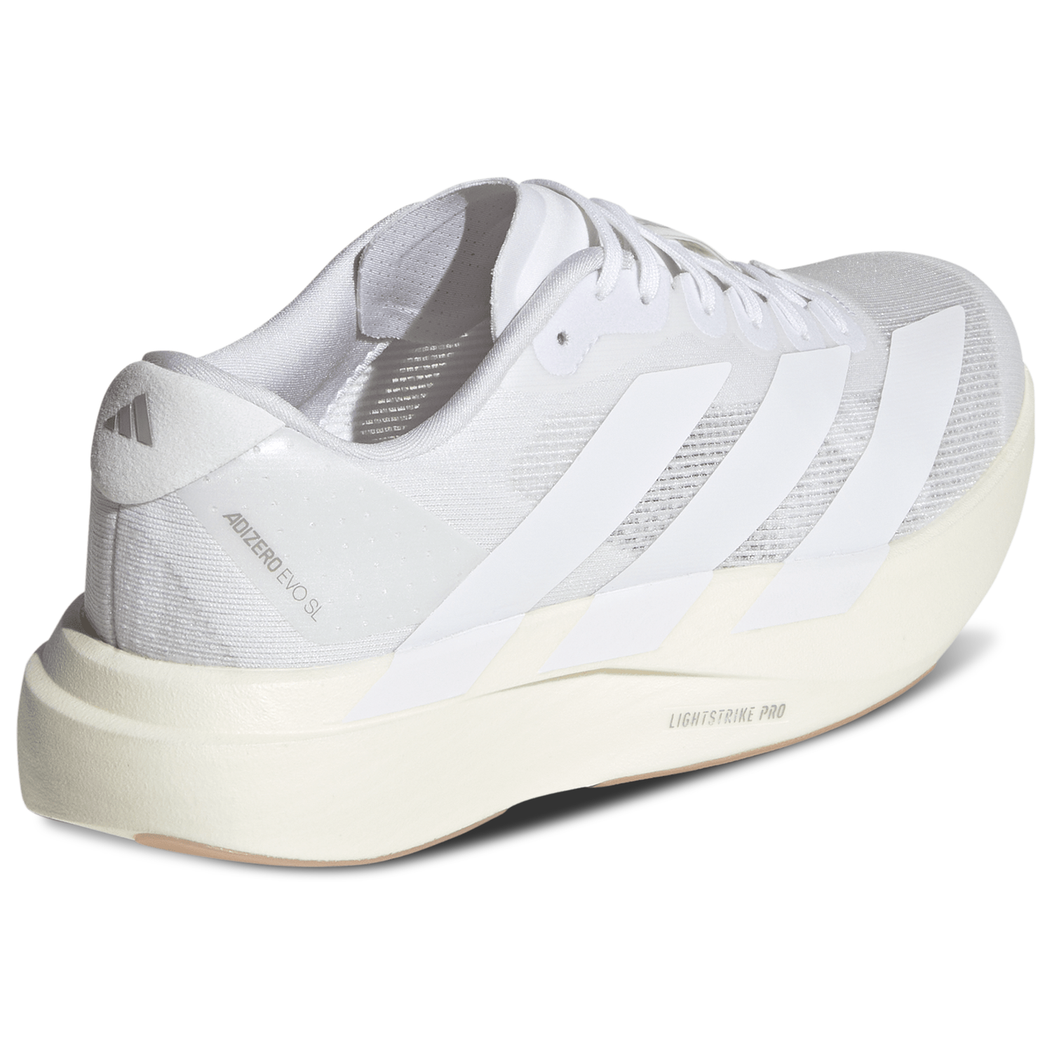 adidas Adizero Evo SL - Women's - Ftwr White/Ftwr White/Warm Sandstone