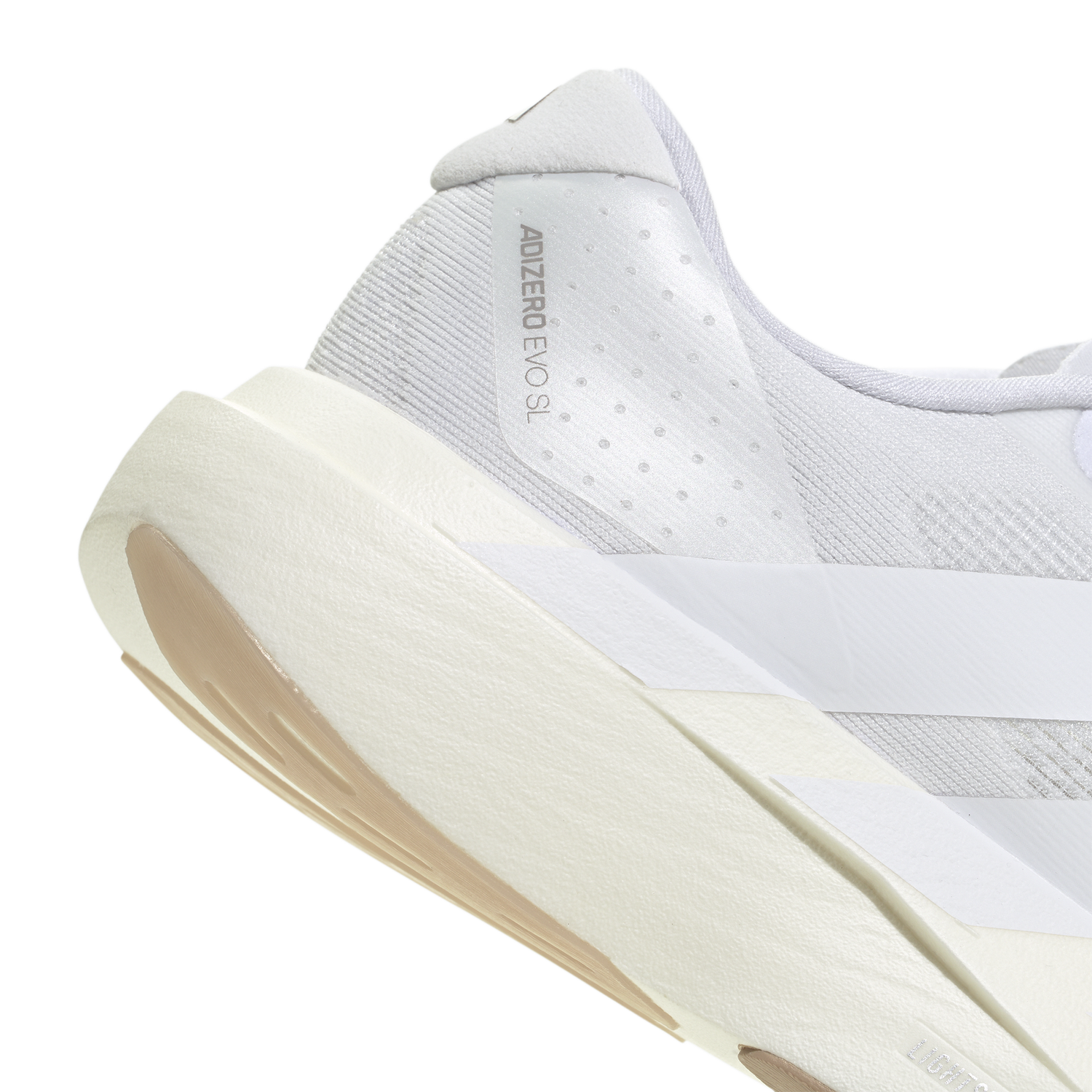 adidas Adizero Evo SL - Women's - Ftwr White/Ftwr White/Warm Sandstone