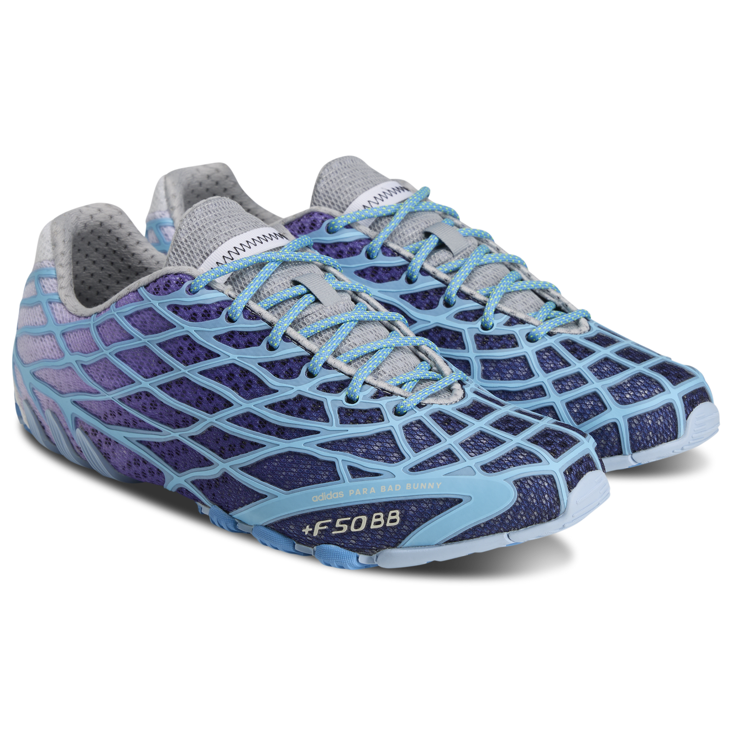 adidas Bad Bunny F50 Ghost Sprint - Men's - Clear Blue/Clear Sky/Light Purple
