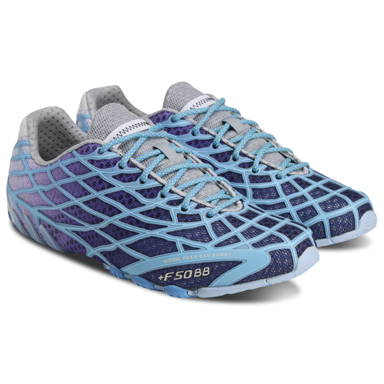 adidas Bad Bunny F50 Ghost Sprint - Men's - Clear Blue/Clear Sky/Light Purple