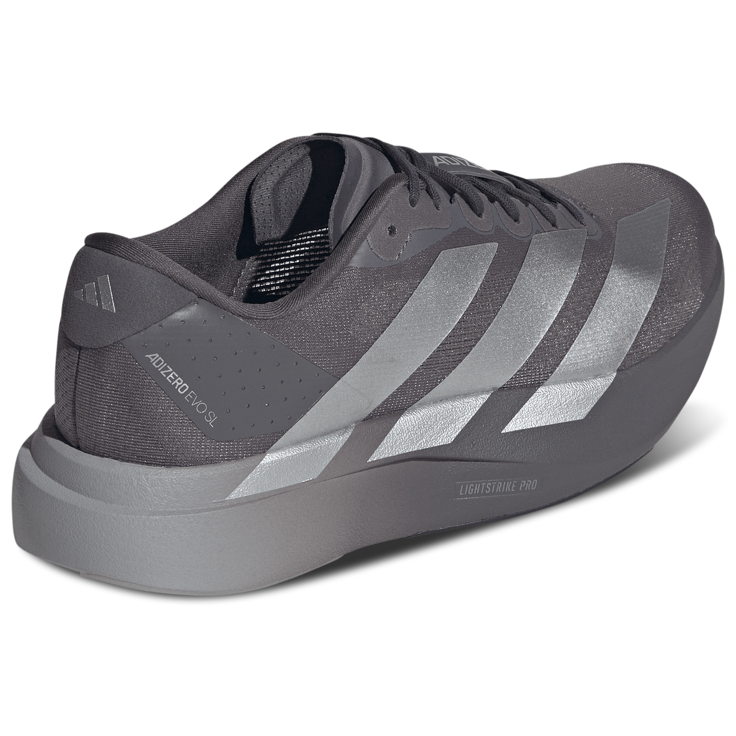 adidas Adizero Evo SL - Men's - Light Granite/Silver Metallic/Grey Strata