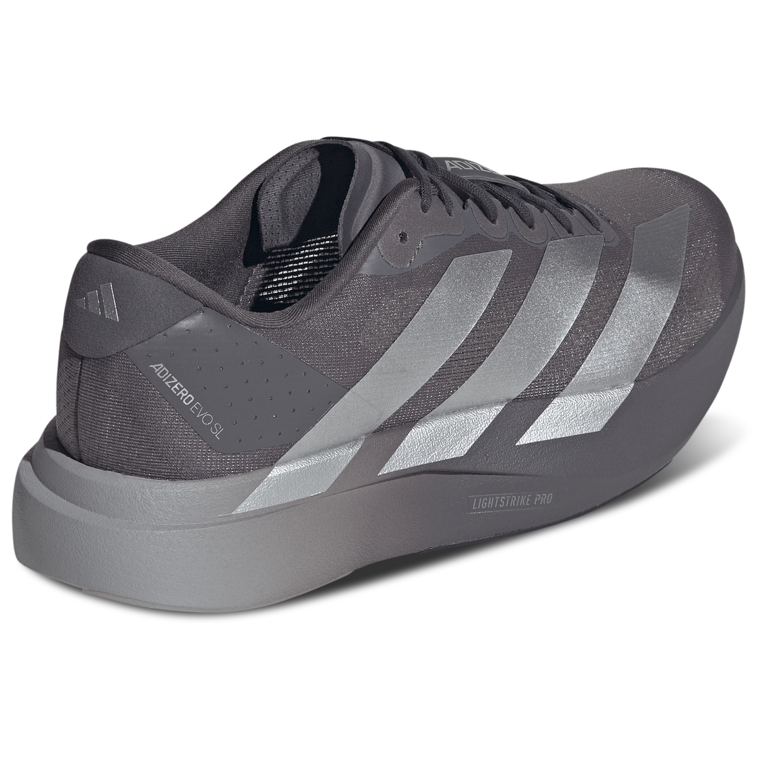 adidas Adizero Evo SL - Men's - Light Granite/Silver Metallic/Grey Strata