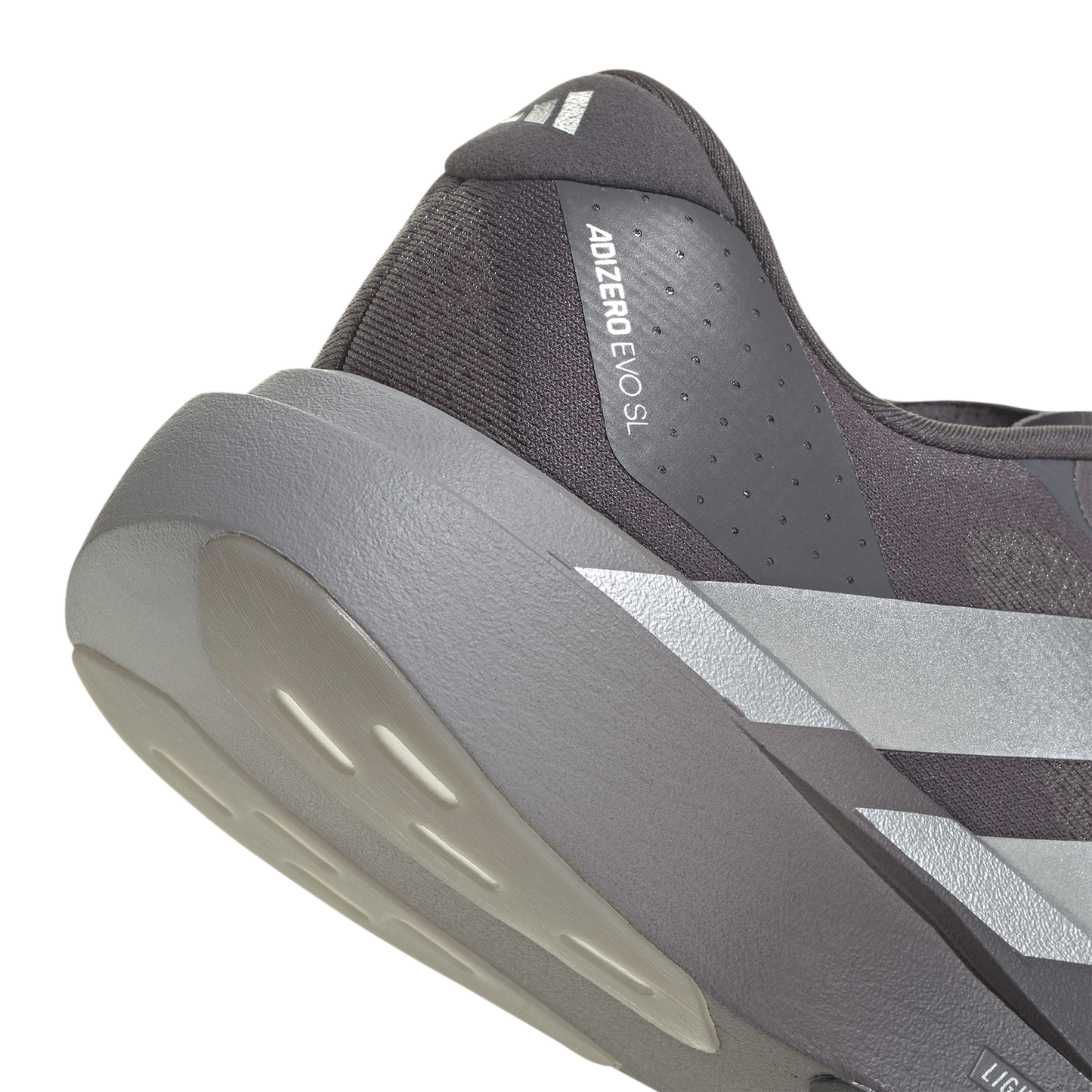 adidas Adizero Evo SL - Men's - Light Granite/Silver Metallic/Grey Strata