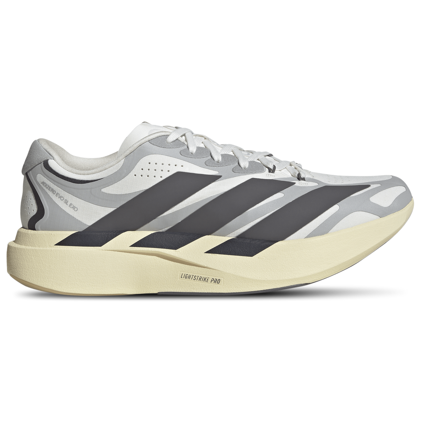 adidas Adizero Evo SL - Men's - Core White/Utility Black/Gray Two