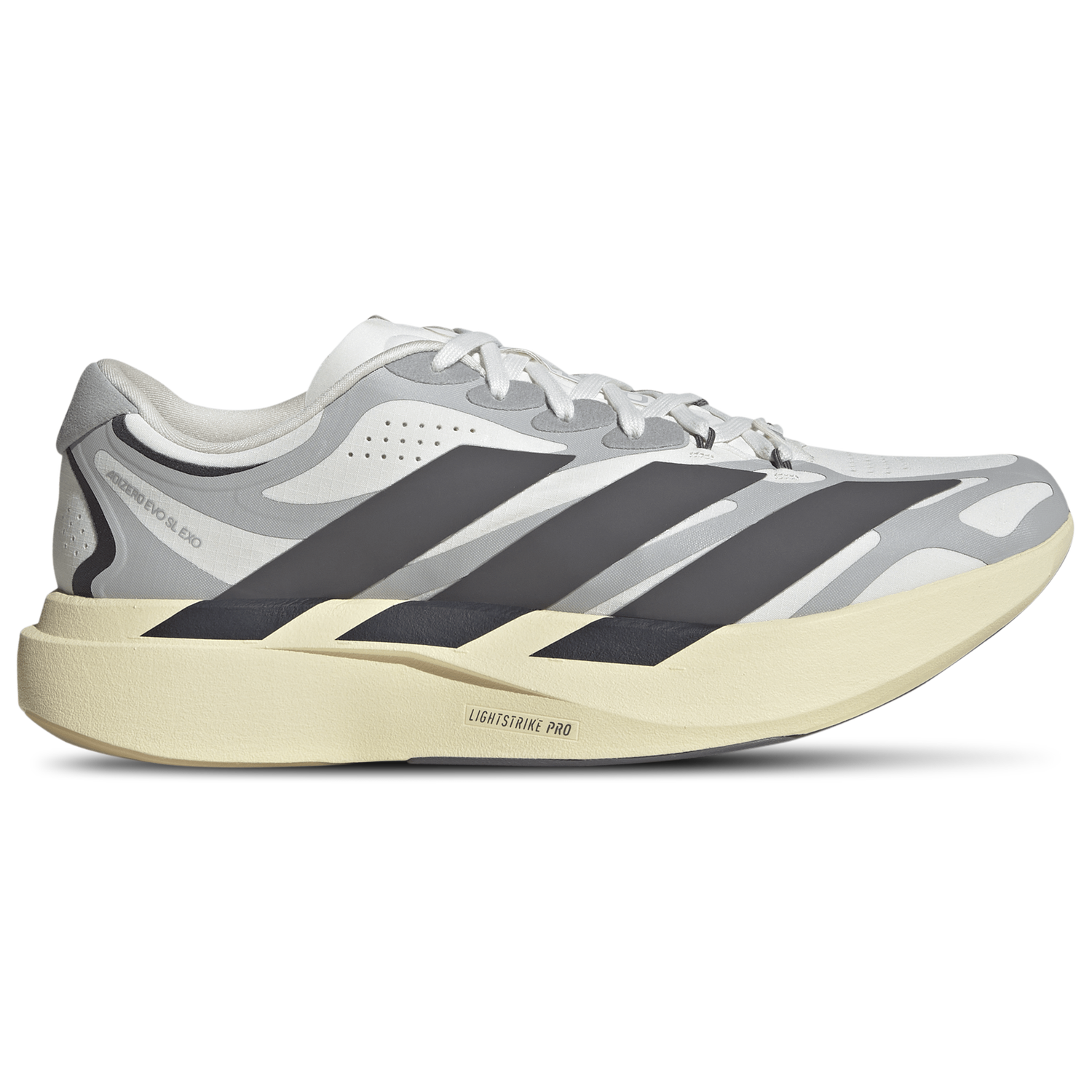 adidas Adizero Evo SL - Men's - Core White/Utility Black/Gray Two