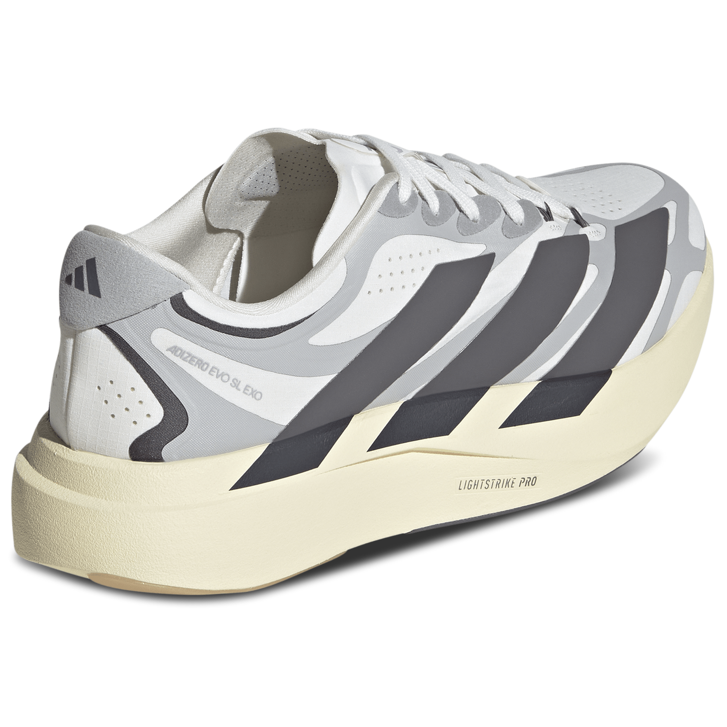 adidas Adizero Evo SL - Men's - Core White/Utility Black/Gray Two
