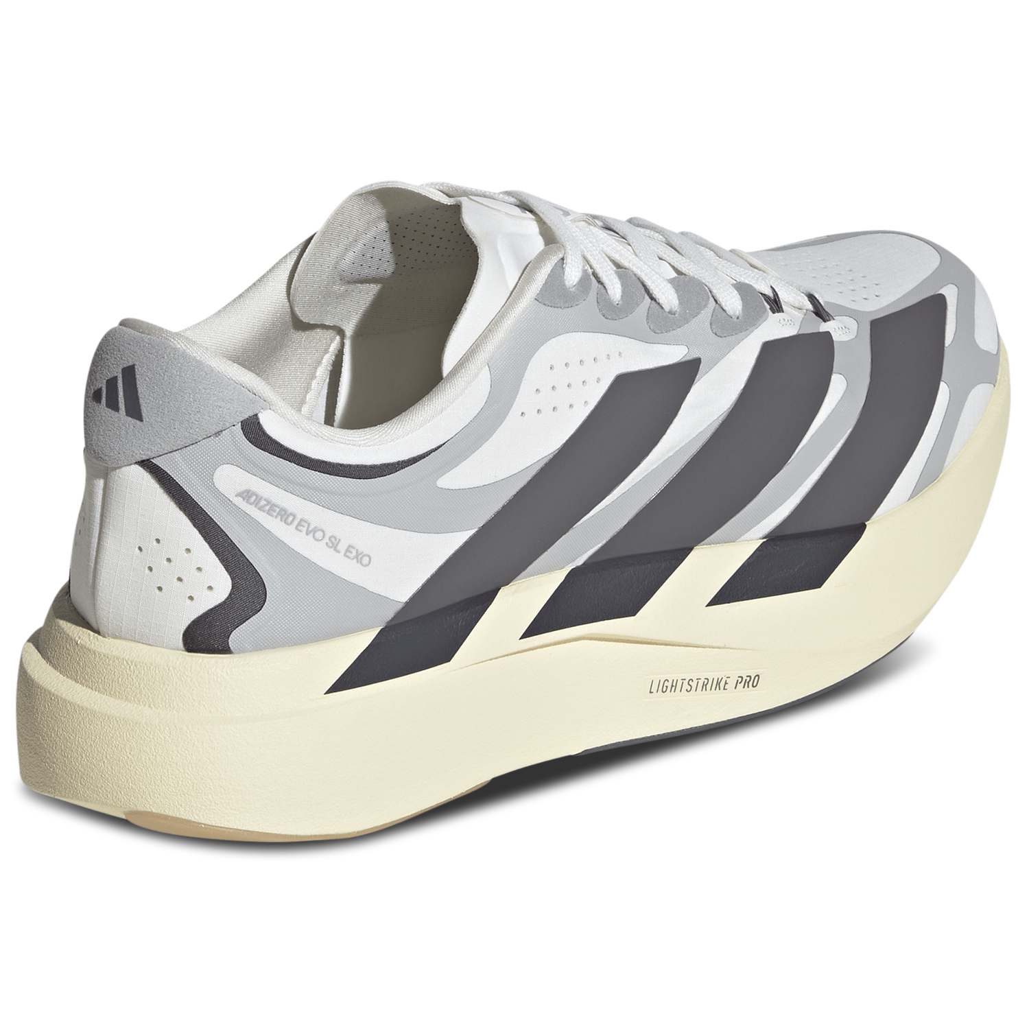 adidas Adizero Evo SL - Men's - Core White/Utility Black/Gray Two