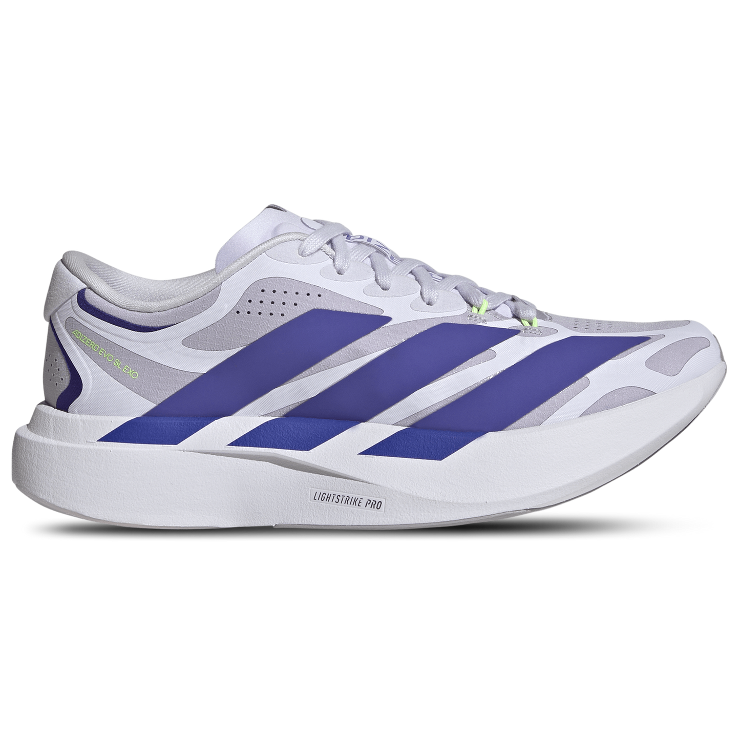 adidas adizero Evo SL Exo - Women's - Silver Dawn/Solar Purple/Frozen Purple