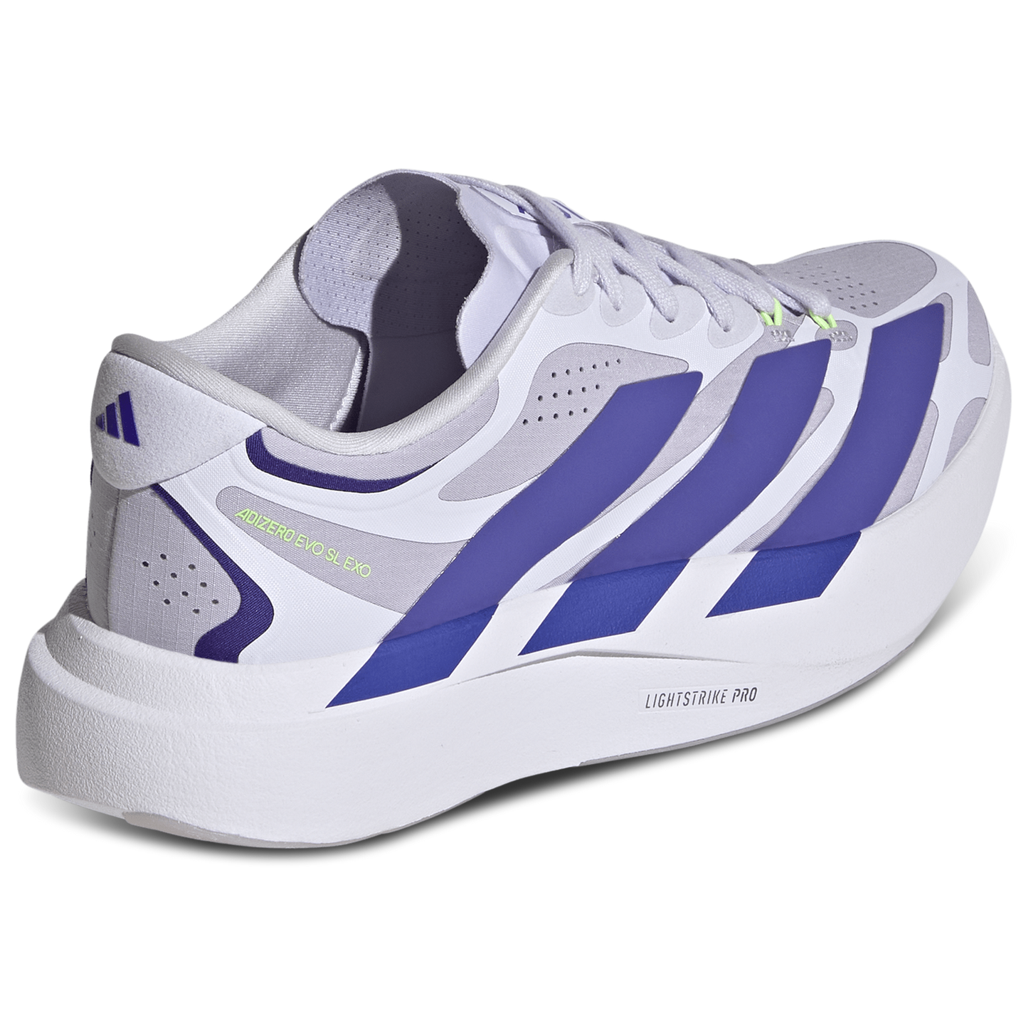 adidas adizero Evo SL Exo - Women's - Silver Dawn/Solar Purple/Frozen Purple