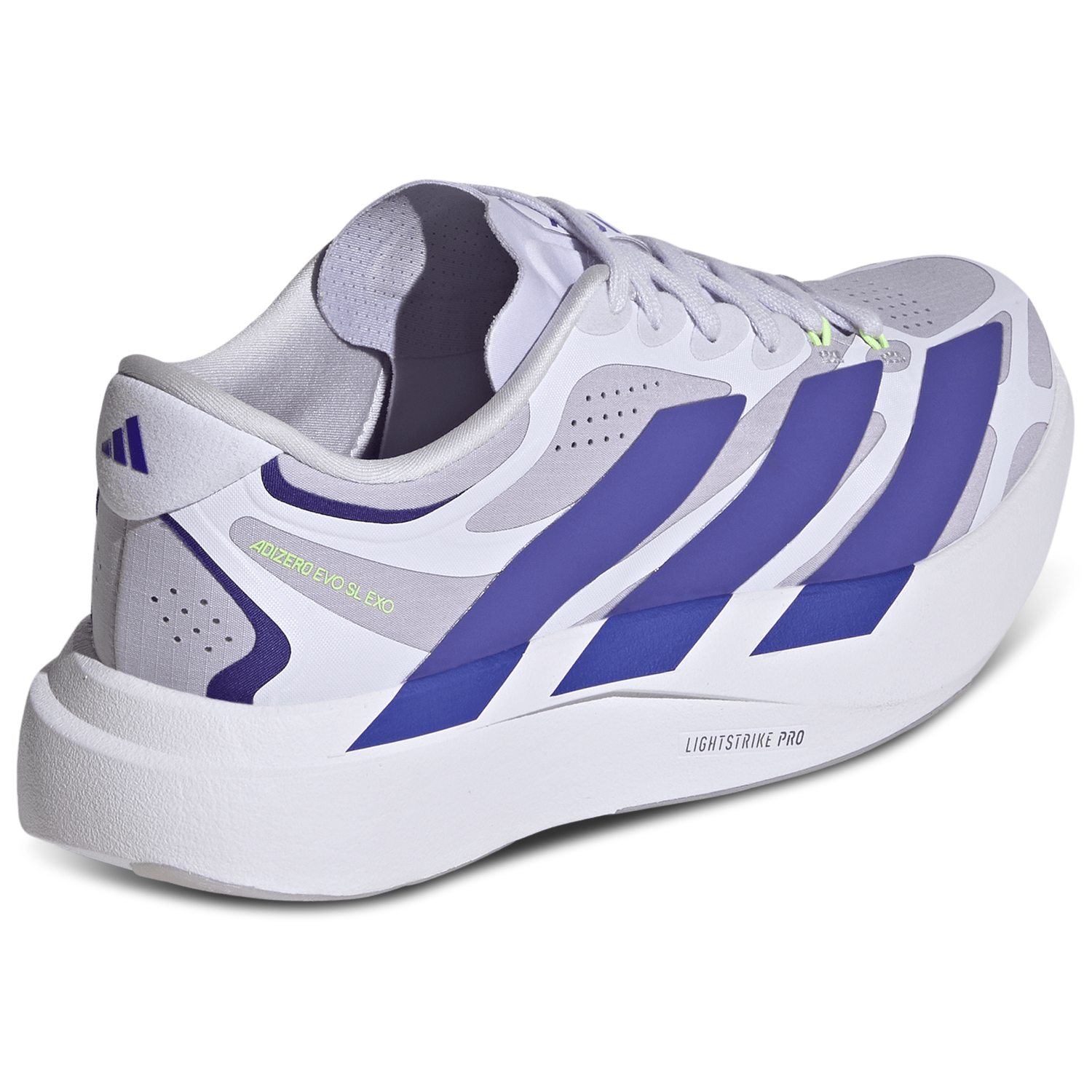 adidas adizero Evo SL Exo - Women's - Silver Dawn/Solar Purple/Frozen Purple