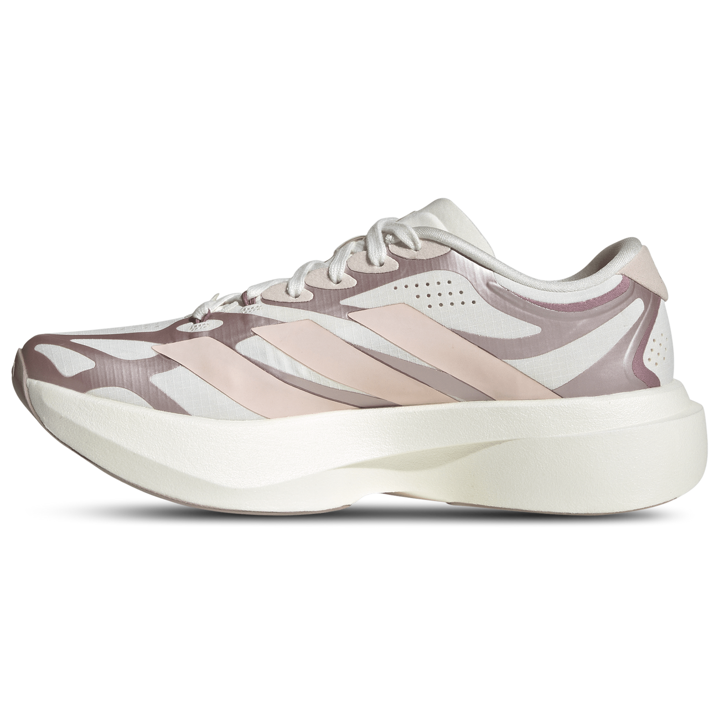 adidas adizero Evo SL Exo - Women's - Vapour Grey Met/Cloud White/Blush Pink