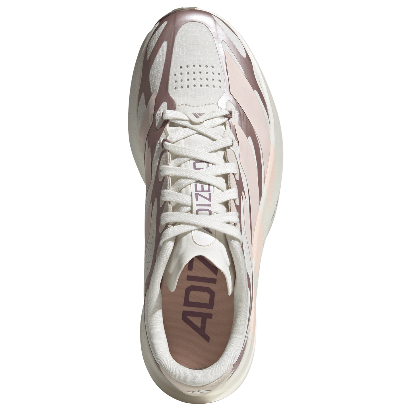 adidas adizero Evo SL Exo - Women's - Vapour Grey Met/Cloud White/Blush Pink