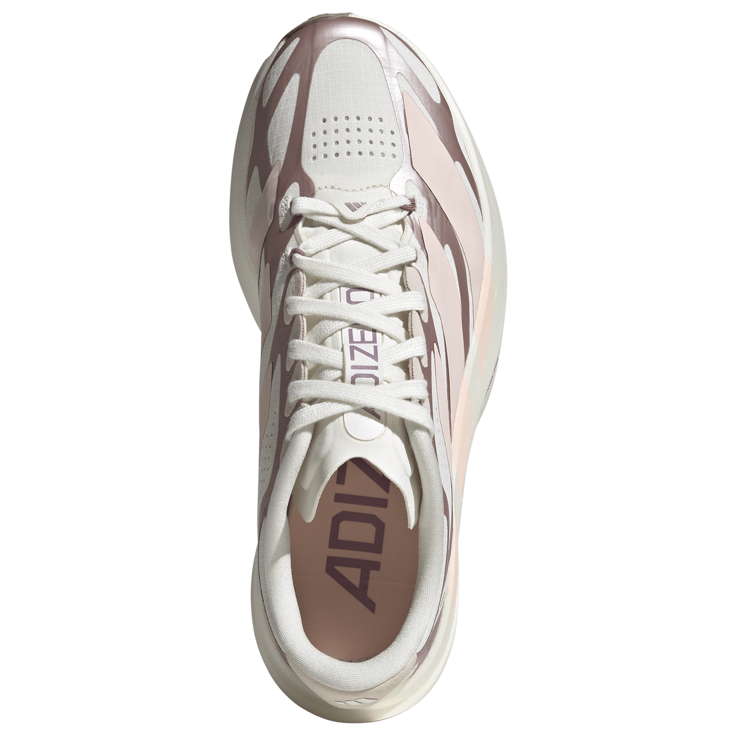 adidas adizero Evo SL Exo - Women's - Vapour Grey Met/Cloud White/Blush Pink