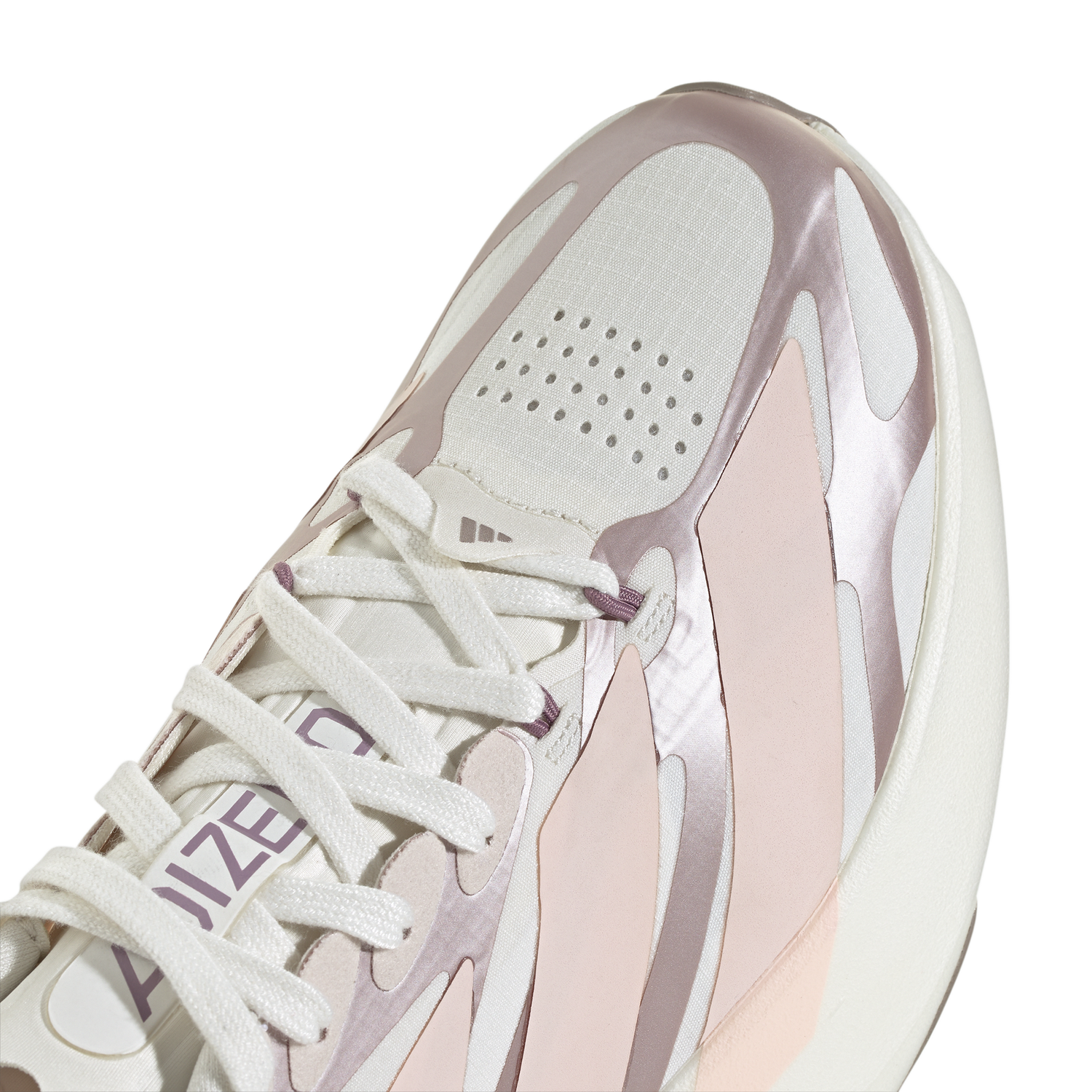 adidas adizero Evo SL Exo - Women's - Vapour Grey Met/Cloud White/Blush Pink
