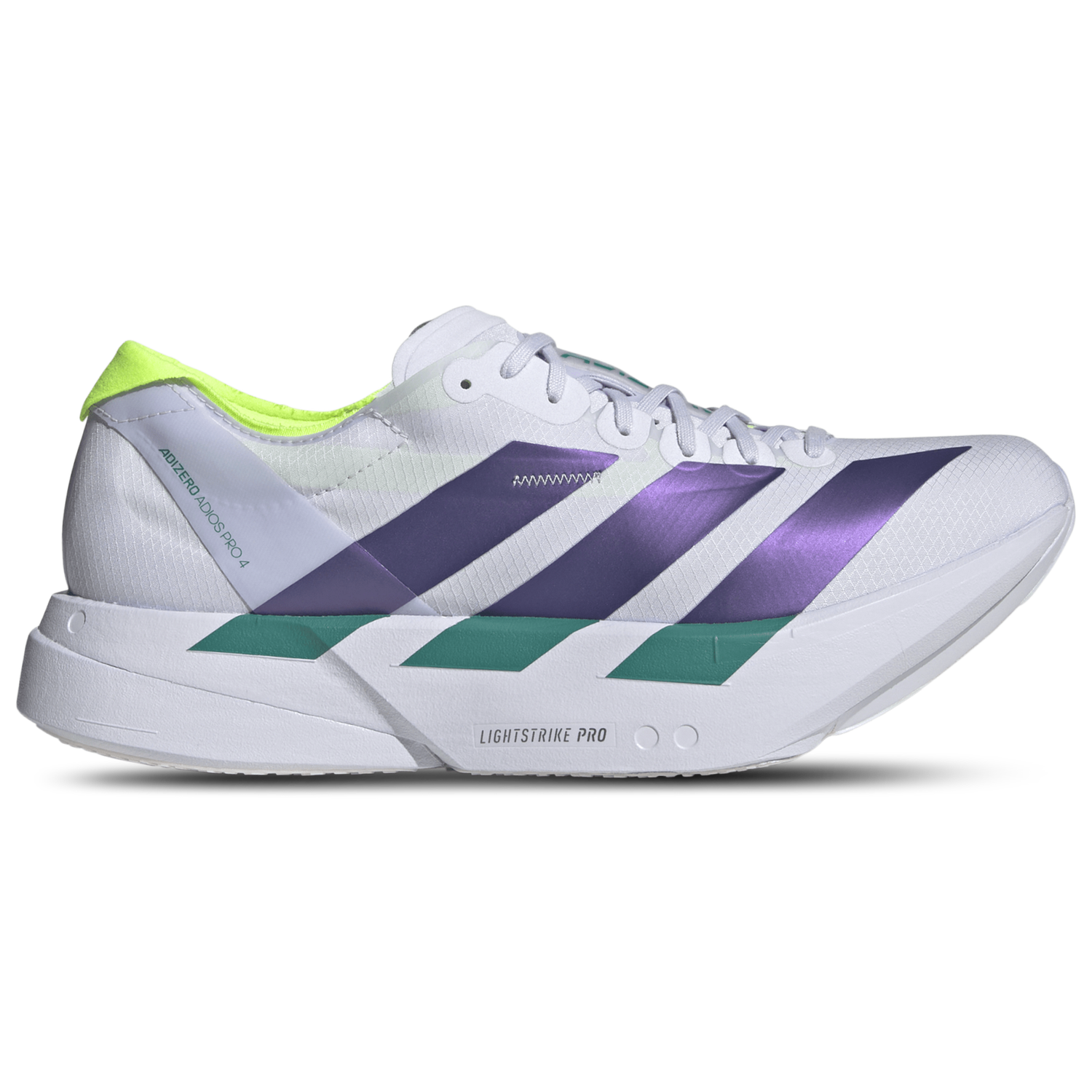 adidas adizero adios Pro 4 - Men's - Frozen Purple/Solar Purple/Signal Green