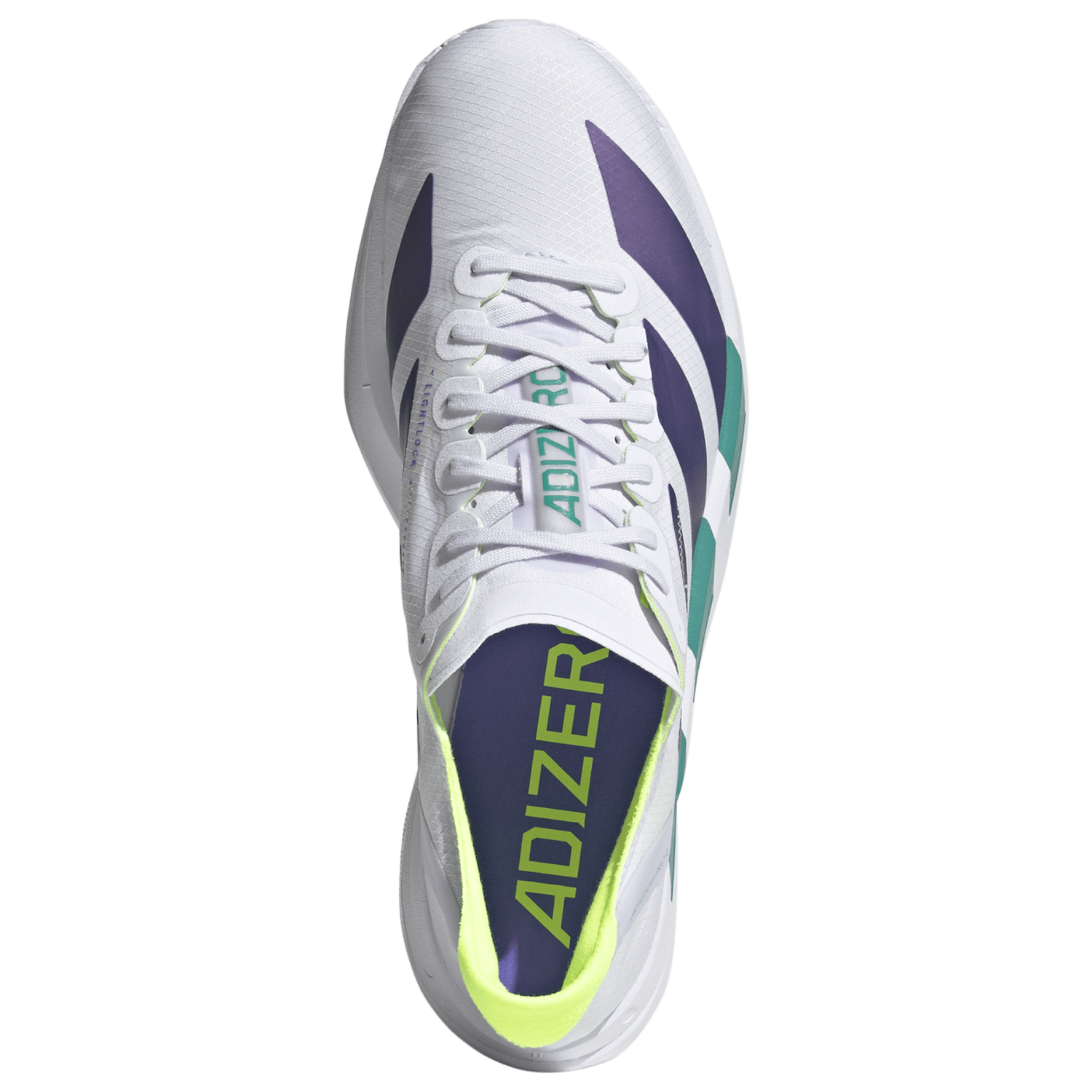 adidas adizero adios Pro 4 - Men's - Frozen Purple/Solar Purple/Signal Green