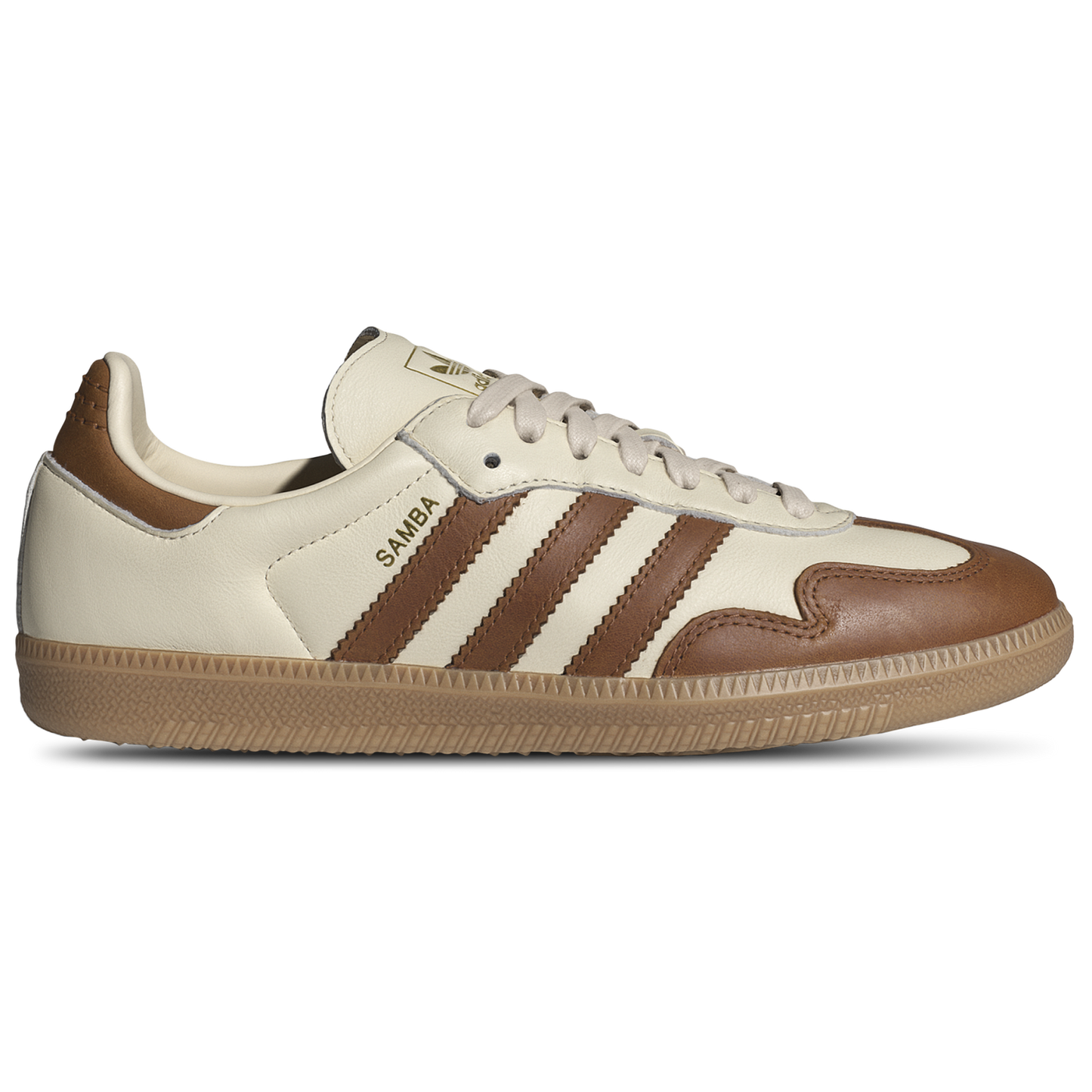 adidas Originals Samba OG - Women's - Wonder White/Dusky Bronze/Gold Metallic