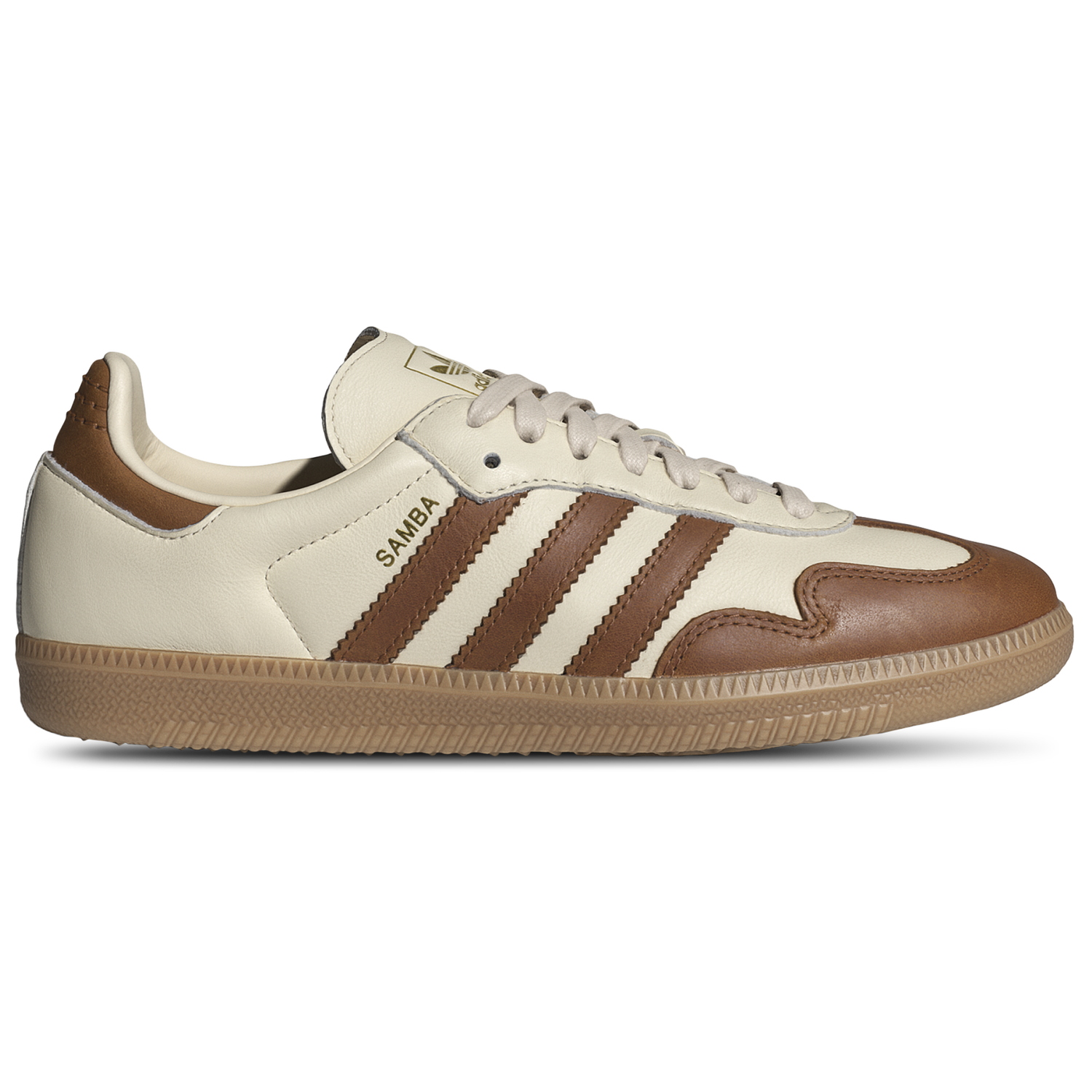 adidas Originals Samba OG - Women's - Wonder White/Dusky Bronze/Gold Metallic