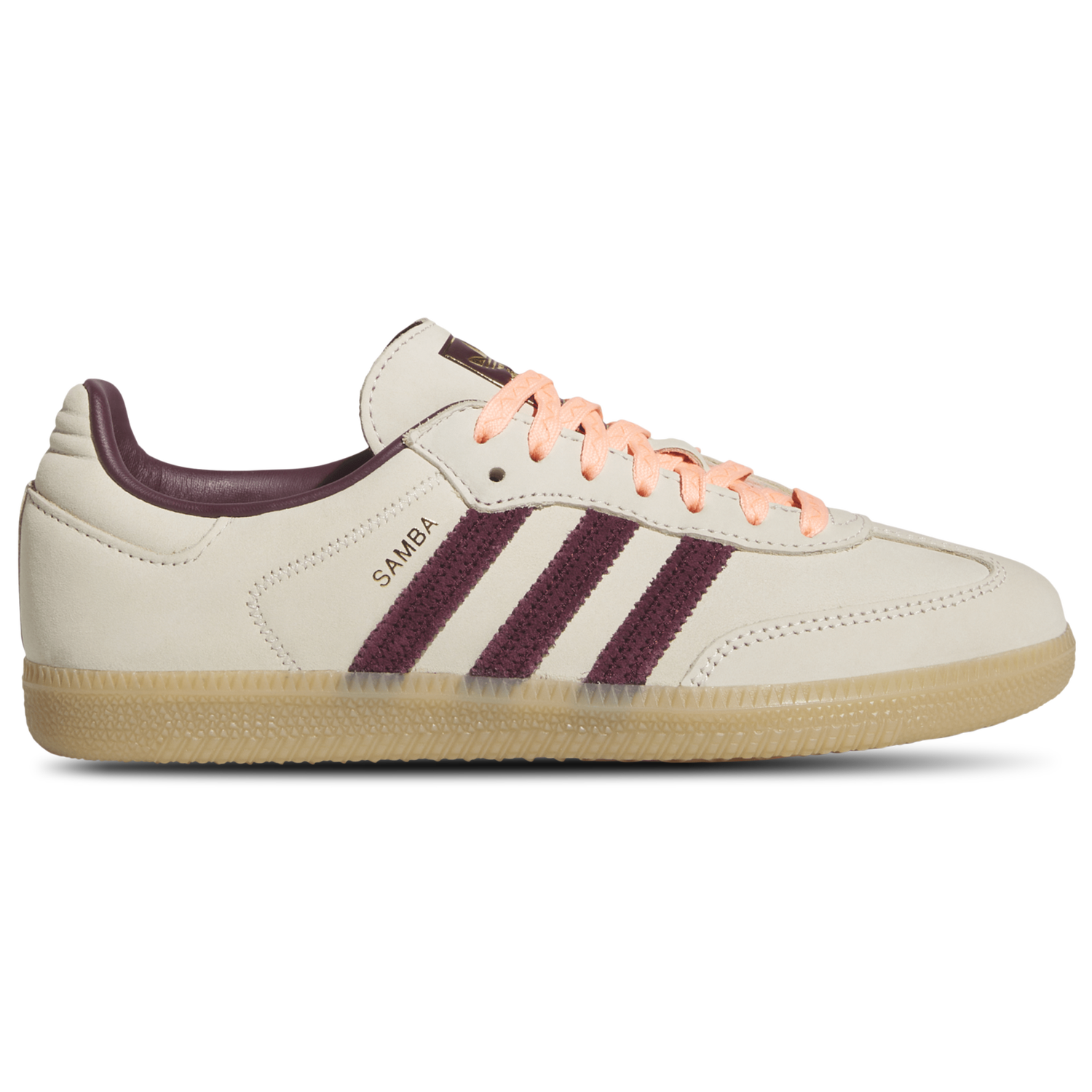 adidas Originals Samba OG - Women's - Wonder White/Maroon/Frozen Turbo
